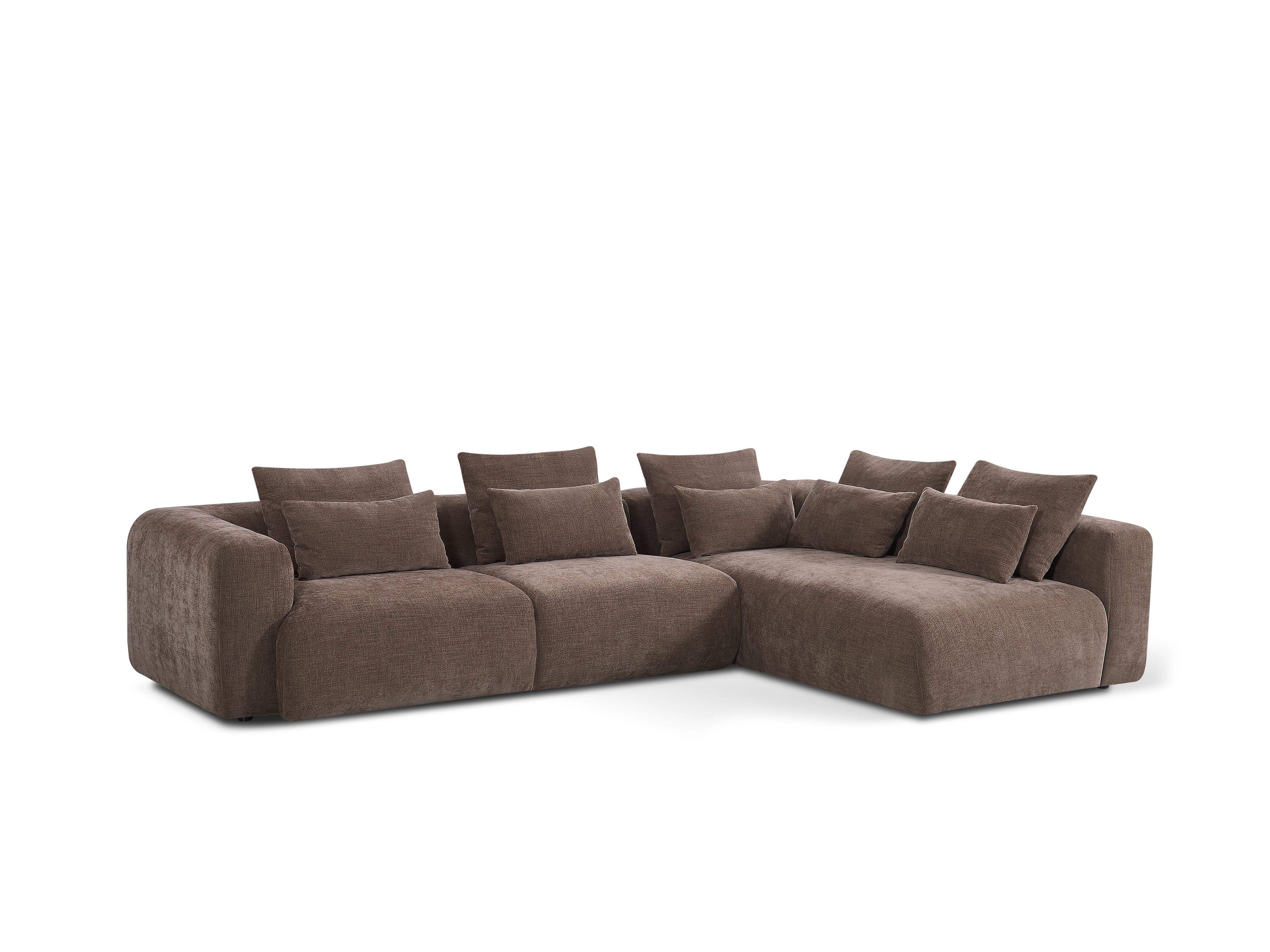 Livio Modern Sectional Sofa with Right Chaise