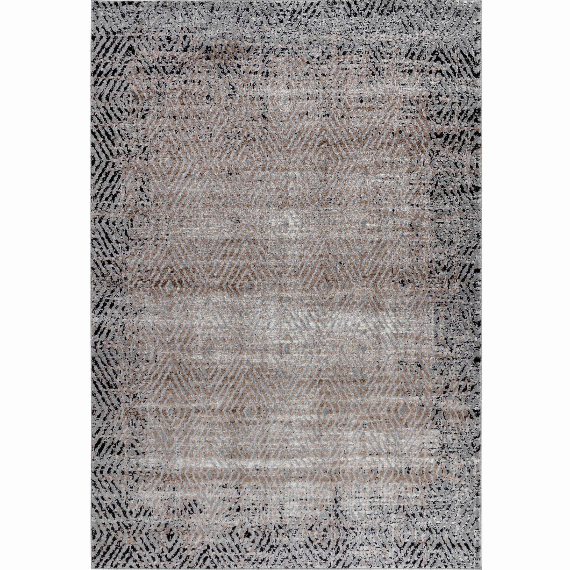 Hamilton Classic Black Scrollwork Area Rug