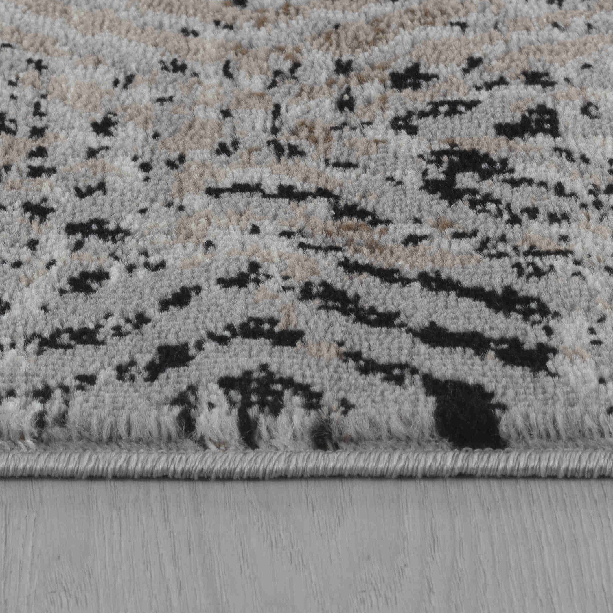 Hamilton Classic Black Scrollwork Area Rug