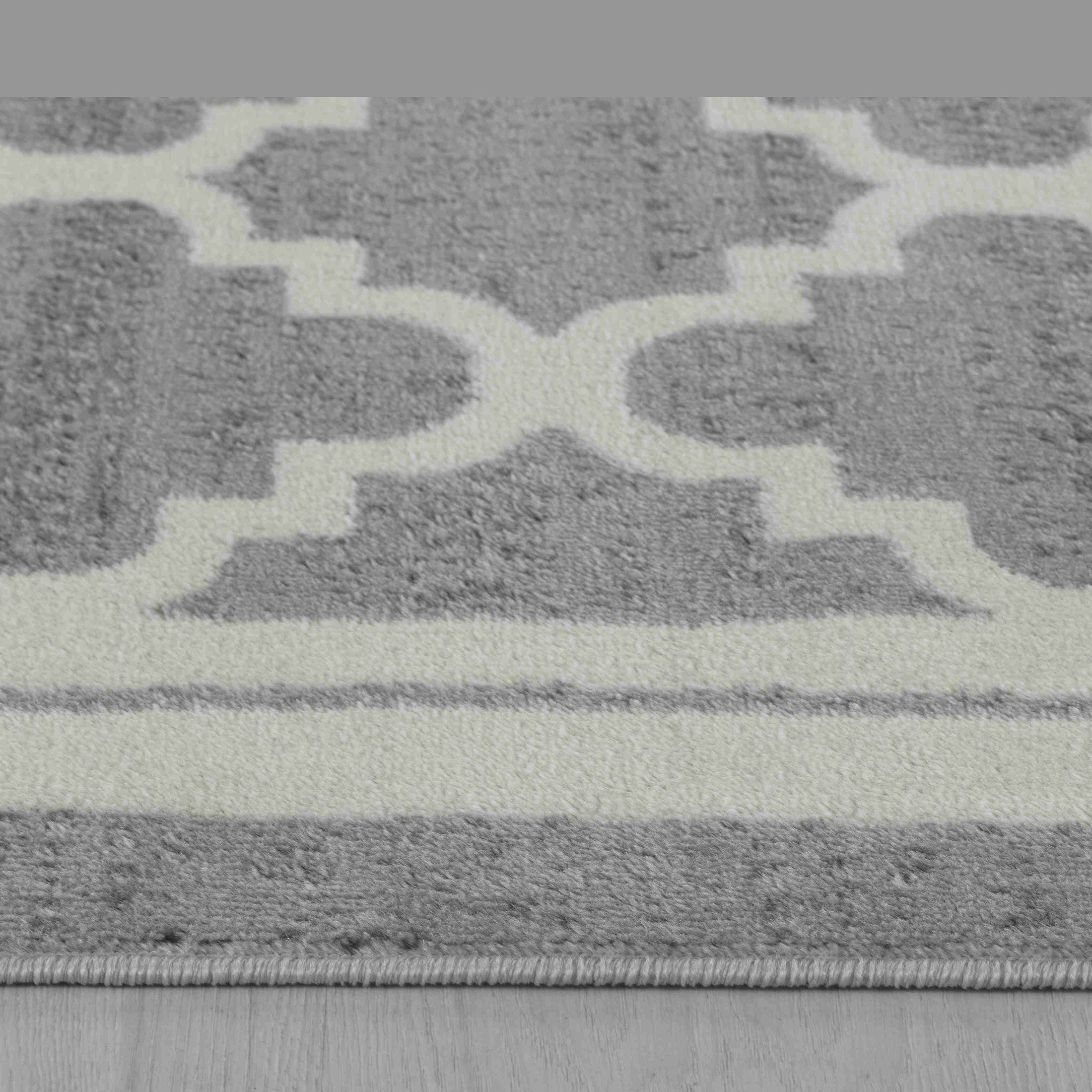Hamilton Grey Vintage-Inspired Ornamental Rug