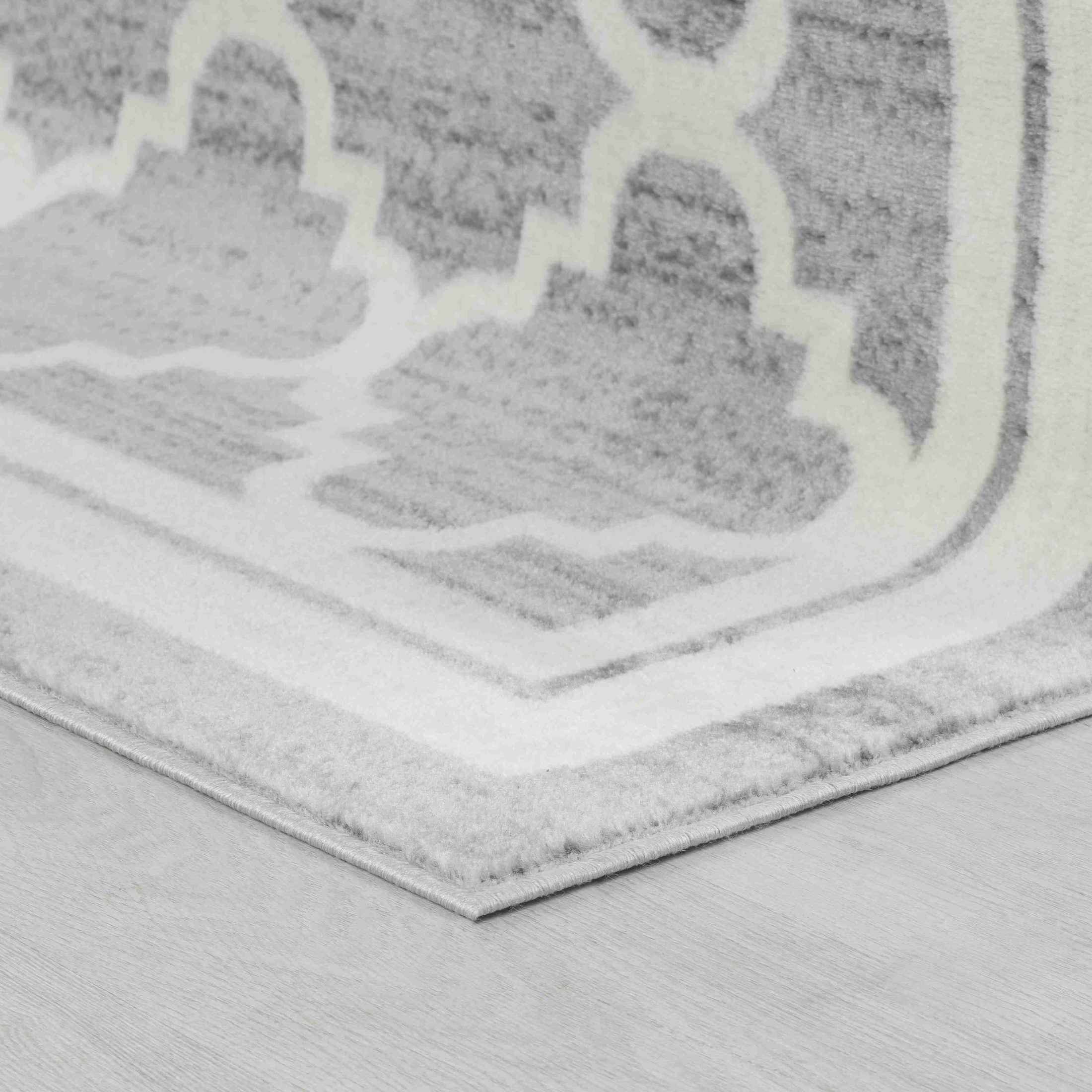 Hamilton Grey Vintage-Inspired Ornamental Rug
