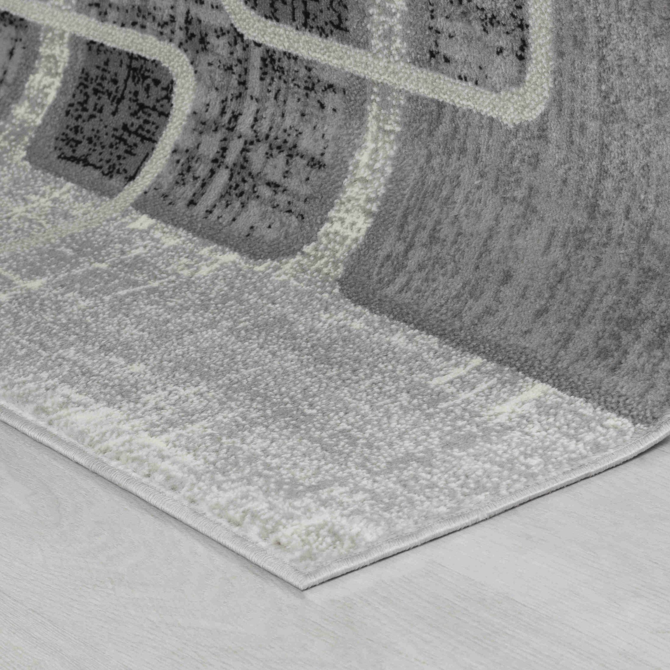 Hamilton Faded Grey Medallion Vintage Rug