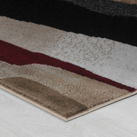 Hamilton Brown Geometric Vintage-Inspired Rug