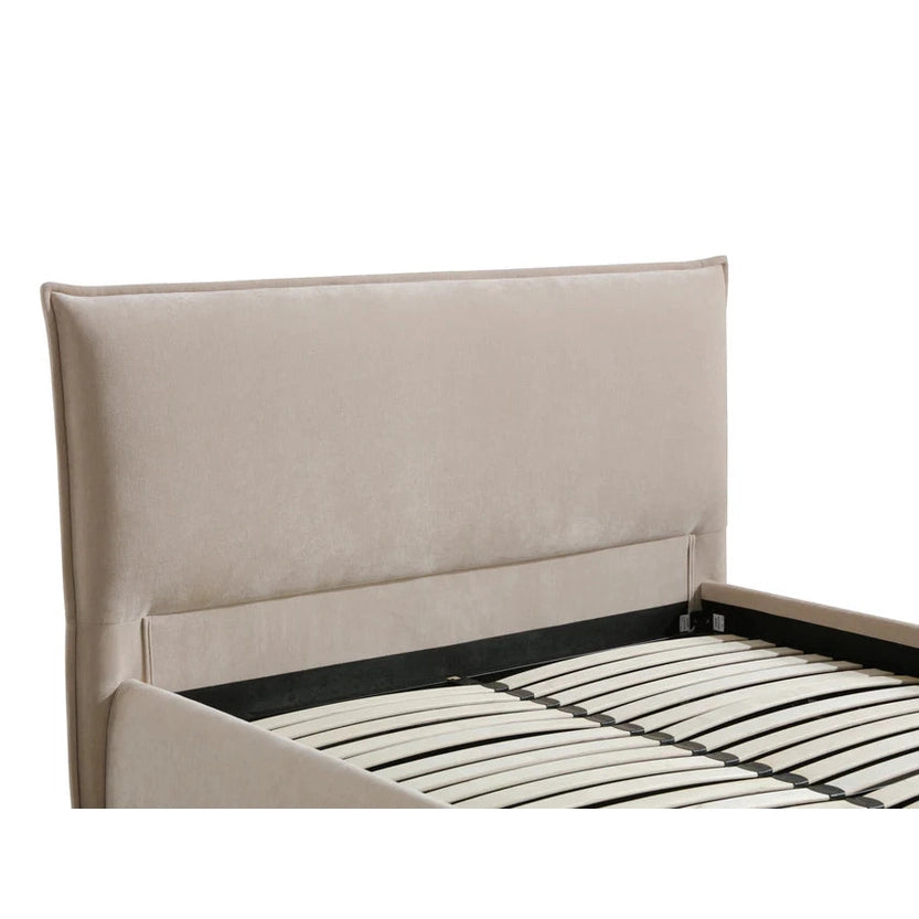 Ivera Gas Lift Storage Bed – Fabric Upholstered Platform Bed