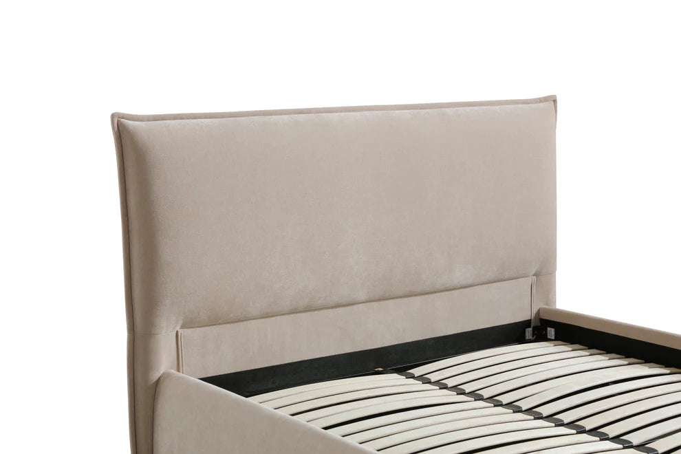 Ivera Gas Lift Storage Bed – Fabric Upholstered Platform Bed