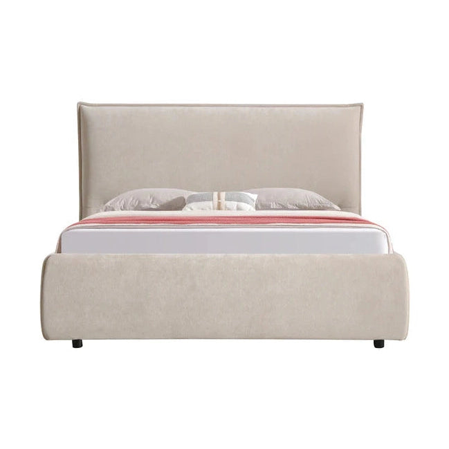 Ivera Gas Lift Storage Bed – Fabric Upholstered Platform Bed