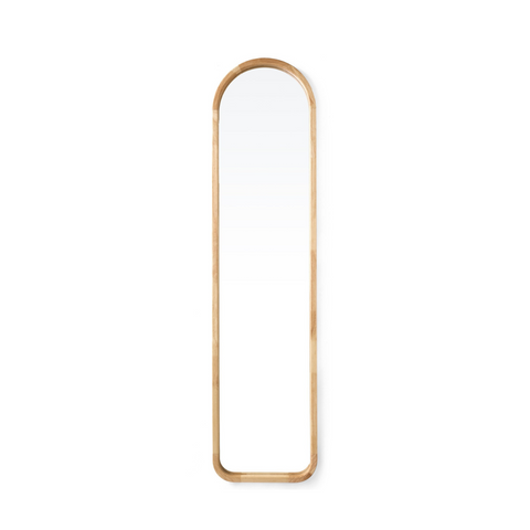 Nieve Floor Mirror Arch Natural