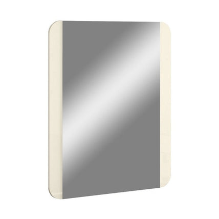 Elara Modern Bedroom Mirror – Beige High Gloss