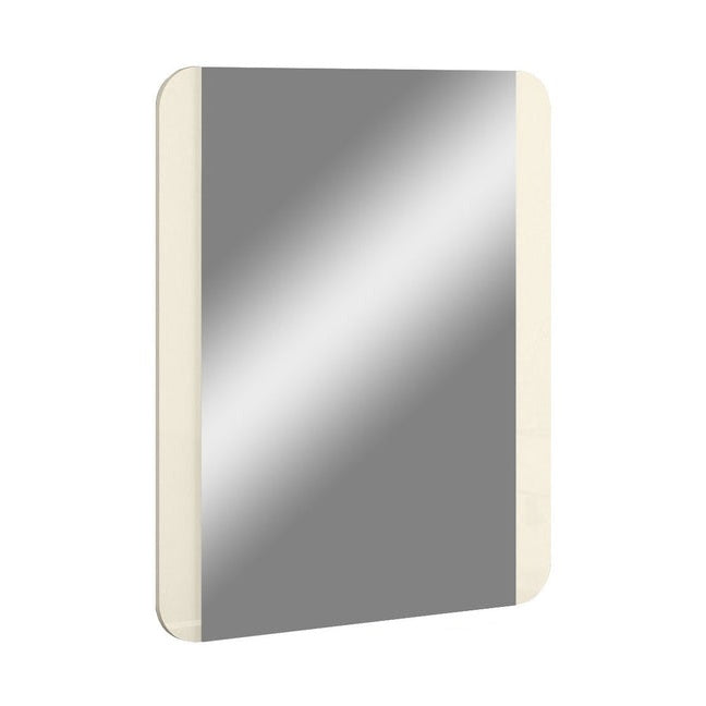 Elara Modern Bedroom Mirror – Beige High Gloss