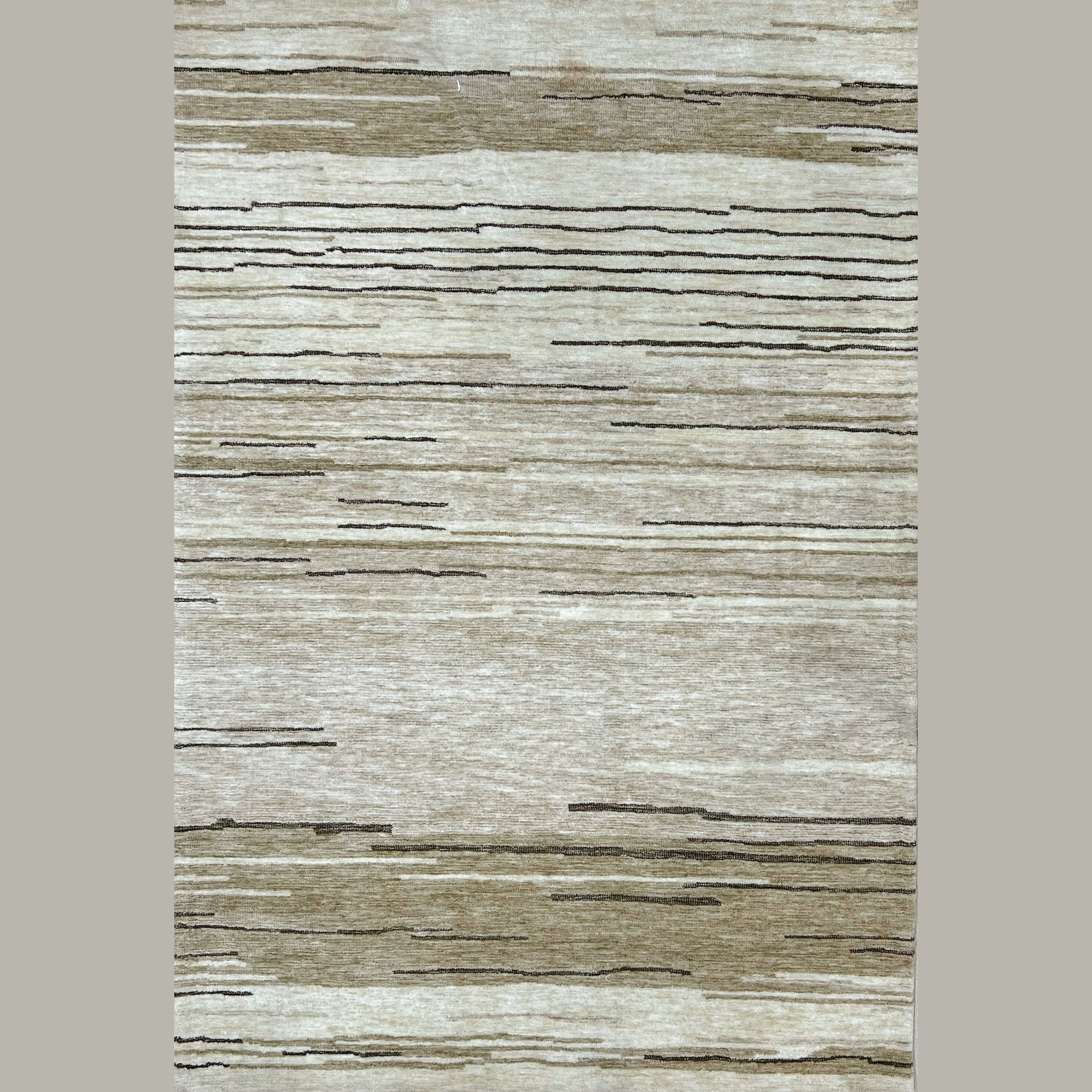 Leela Beige Contemporary Abstract Area Rug