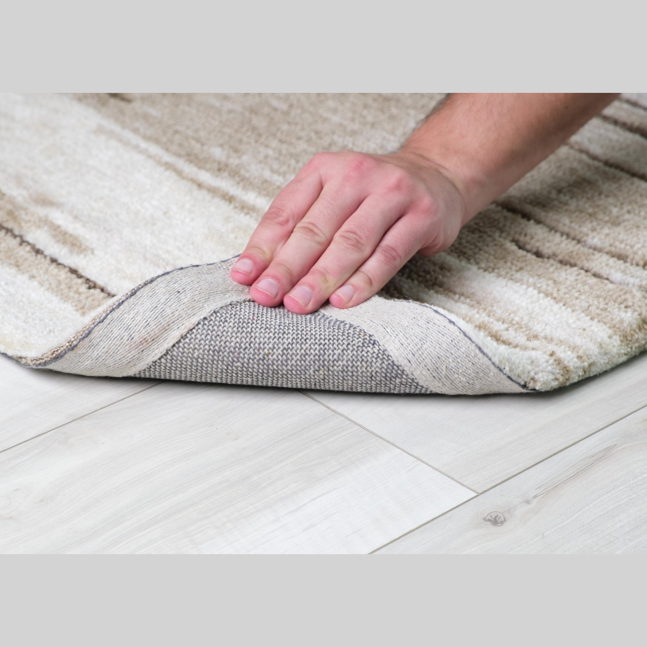 Leela Beige Contemporary Abstract Area Rug