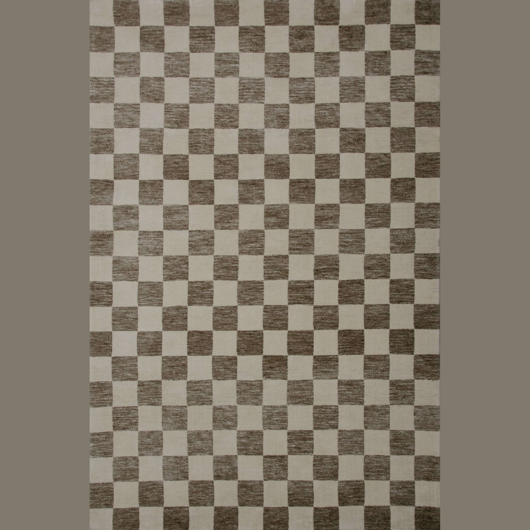 Leela Ivory Textured Wave Design Area Rug