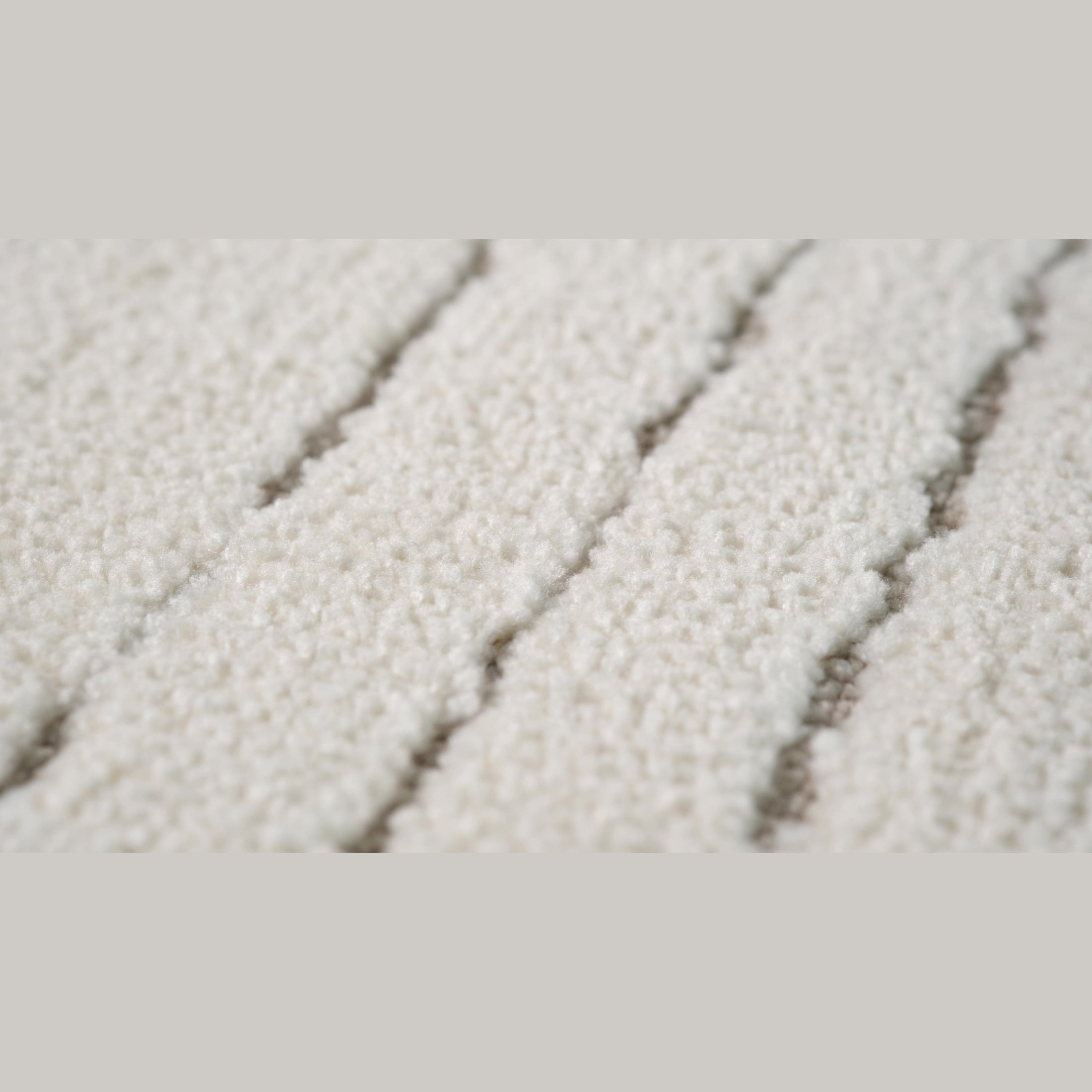Leela Ivory Linear Modern Area Rug