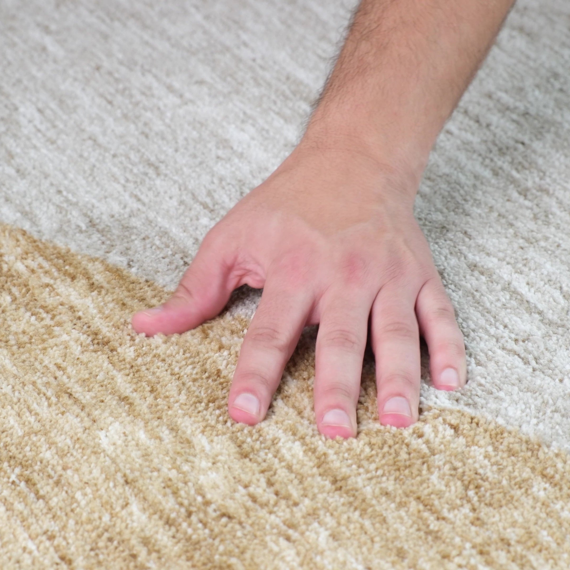 Beige Soft Texture Area Rug