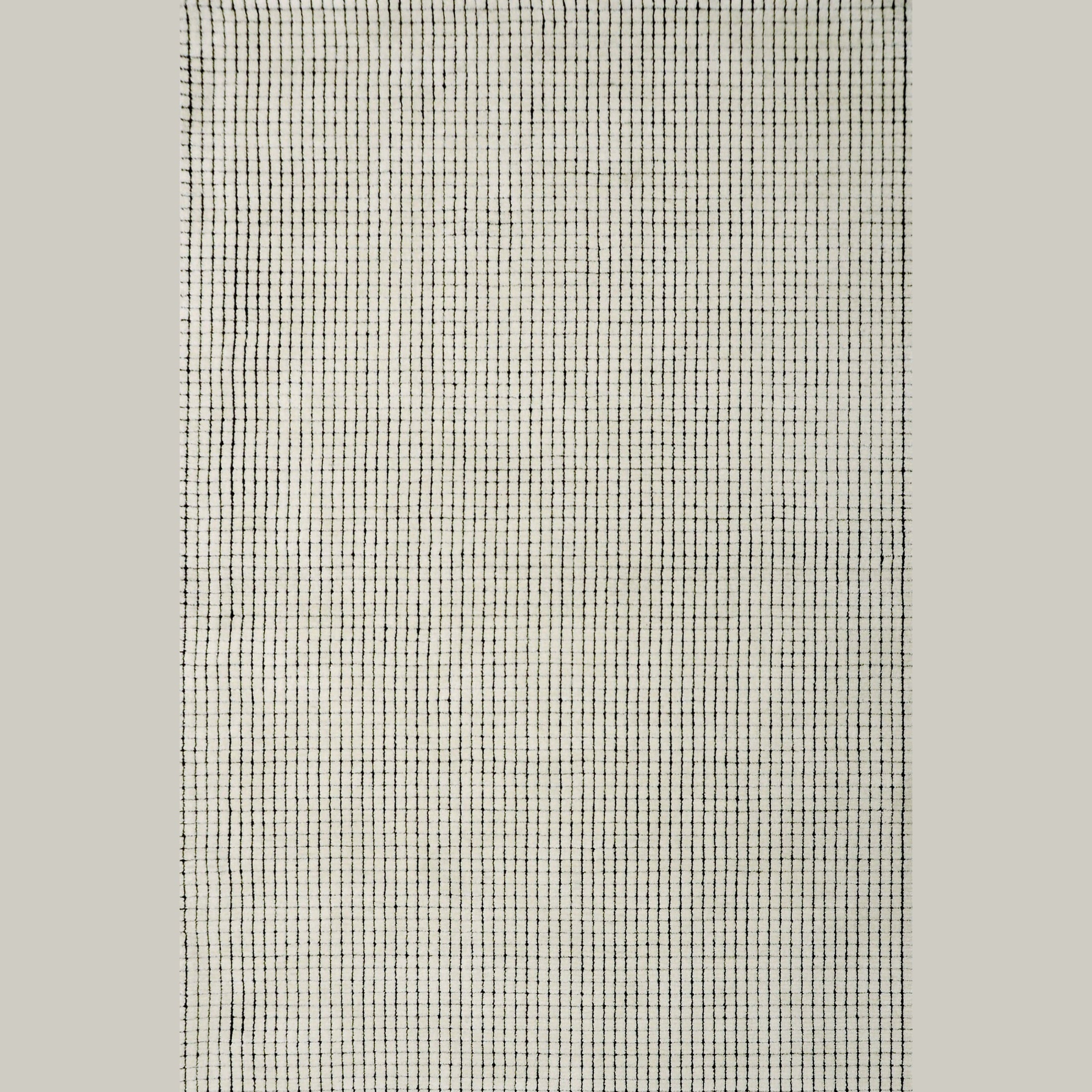 Leela Black Artistic Swirl Modern Rug
