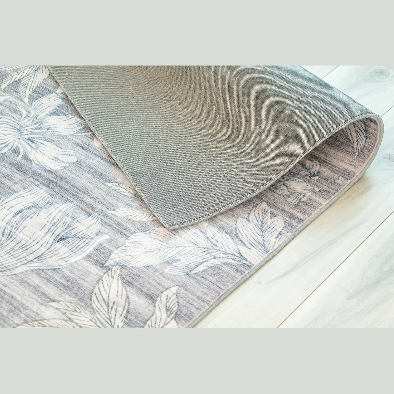 Lily Grey Faded Medallion Area Rug