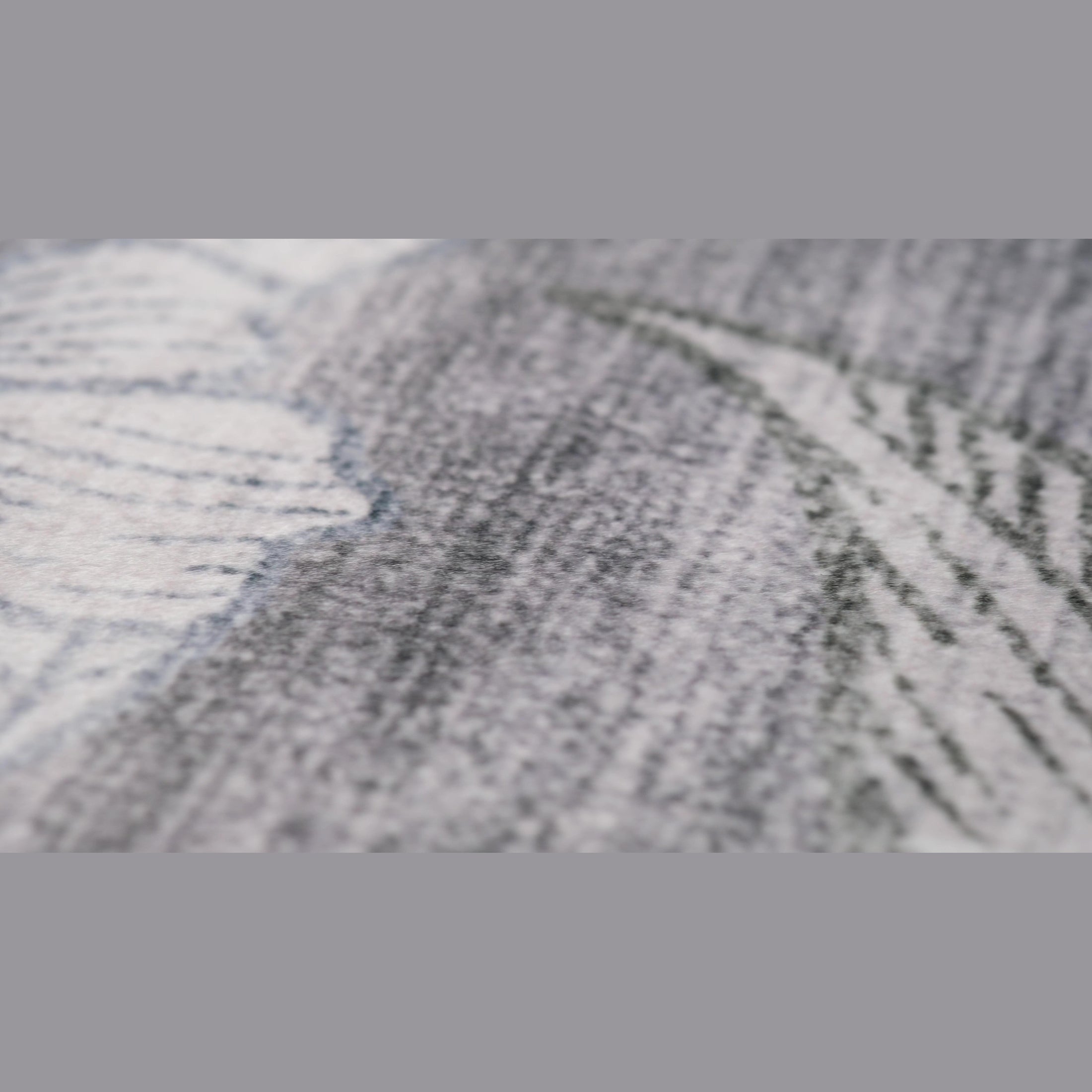 Lily Grey Faded Medallion Area Rug