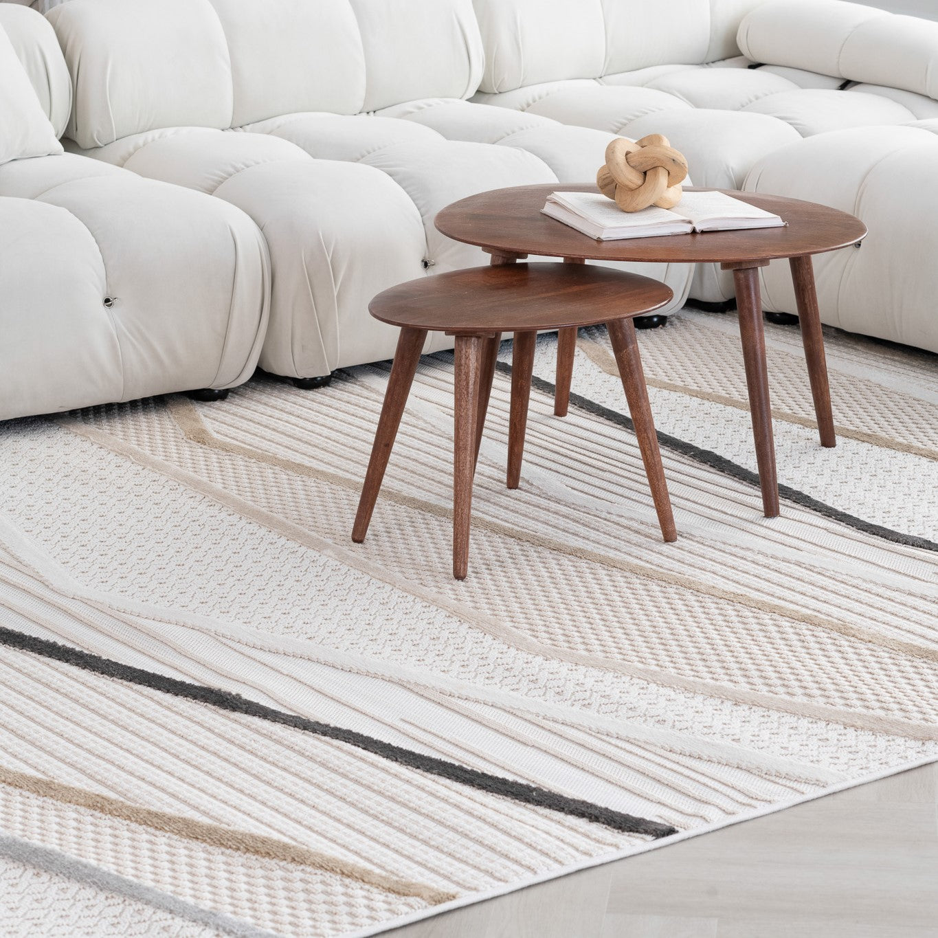 Marrakech Beige Area Rug