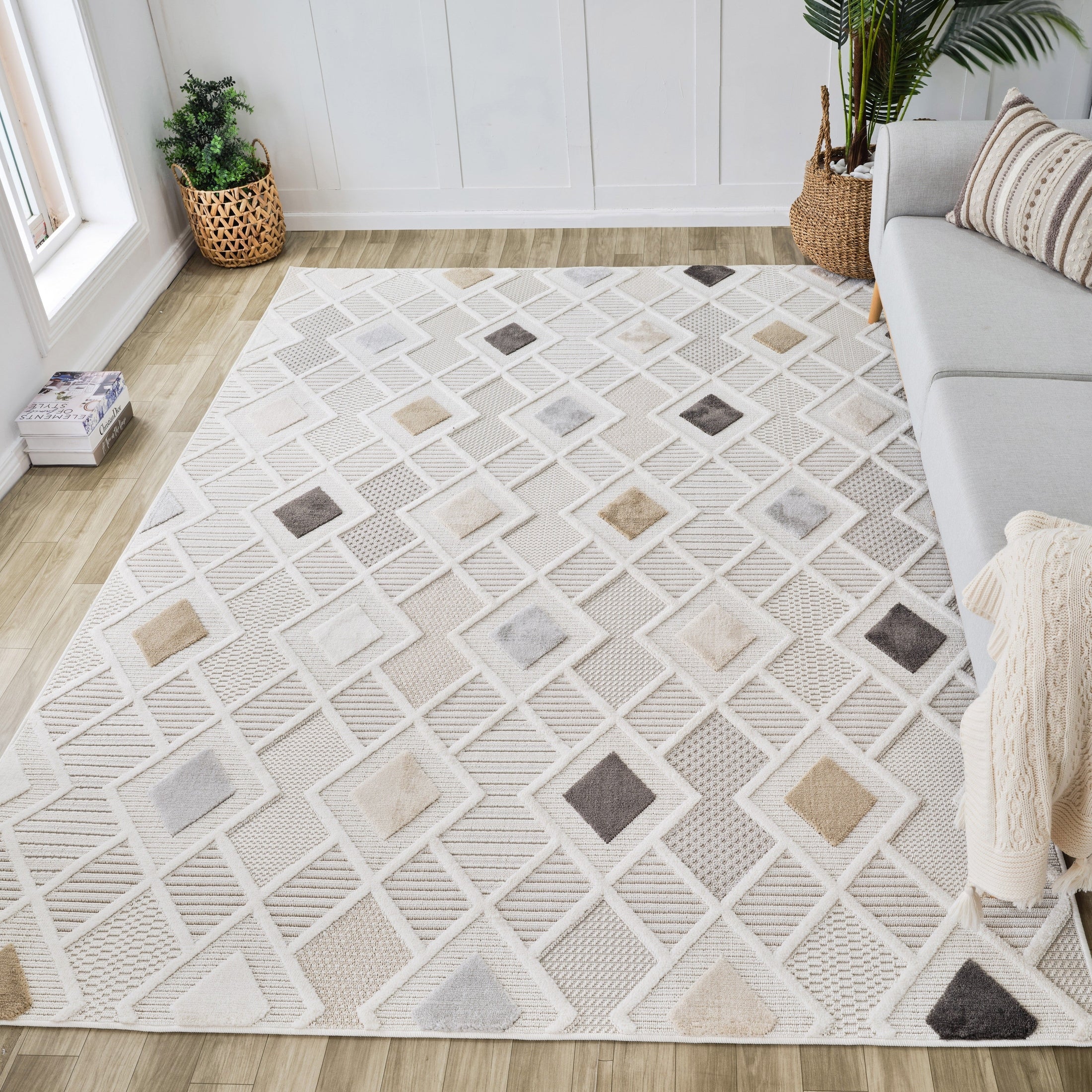 Marrakech Classic Beige Area Rug