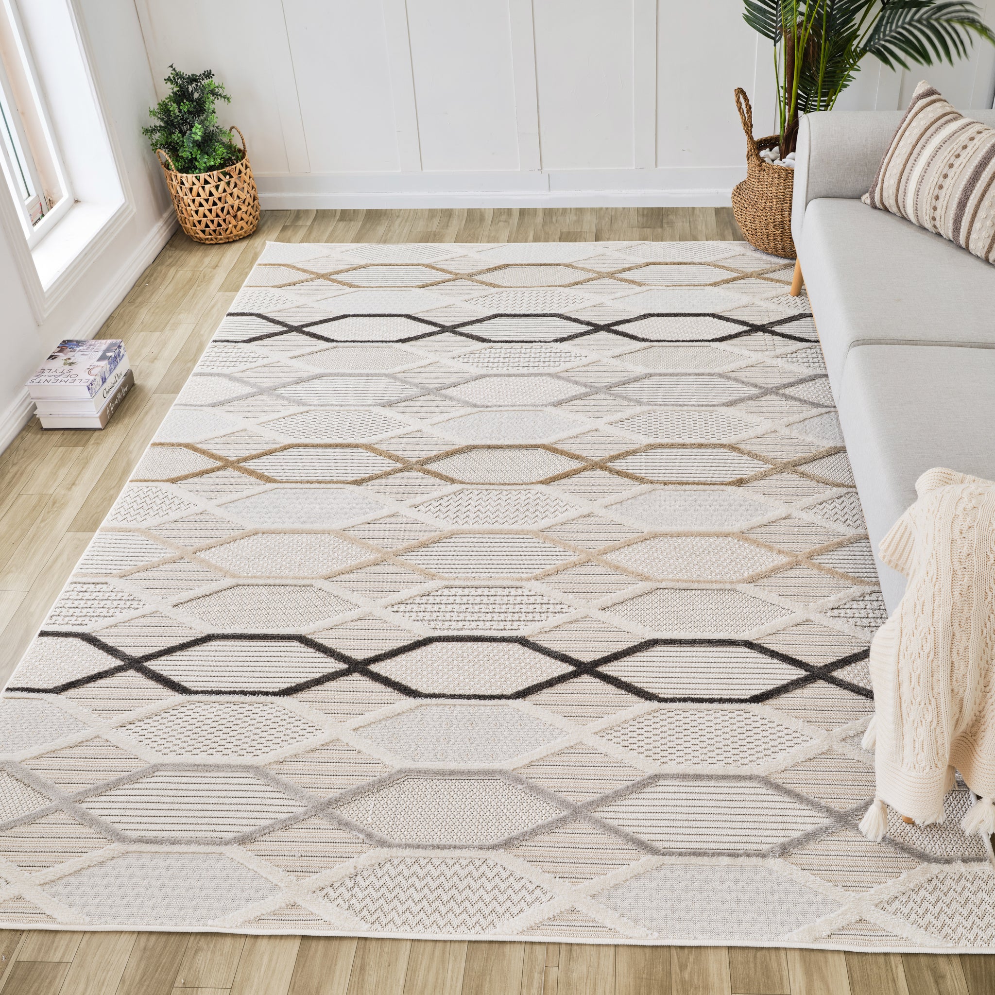 Marrakech Grey Area Rug