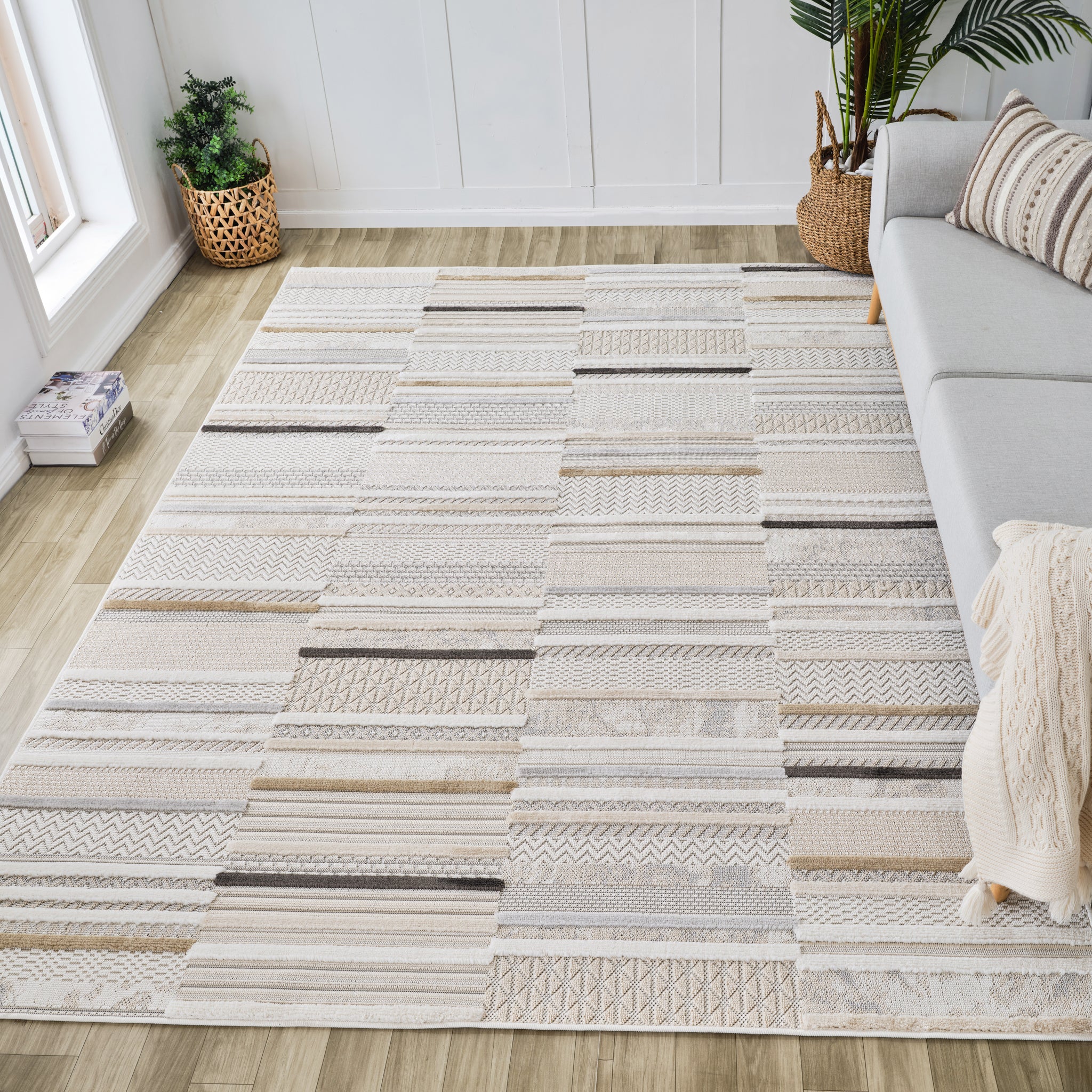 Marrakech Beige Rug – 5x8