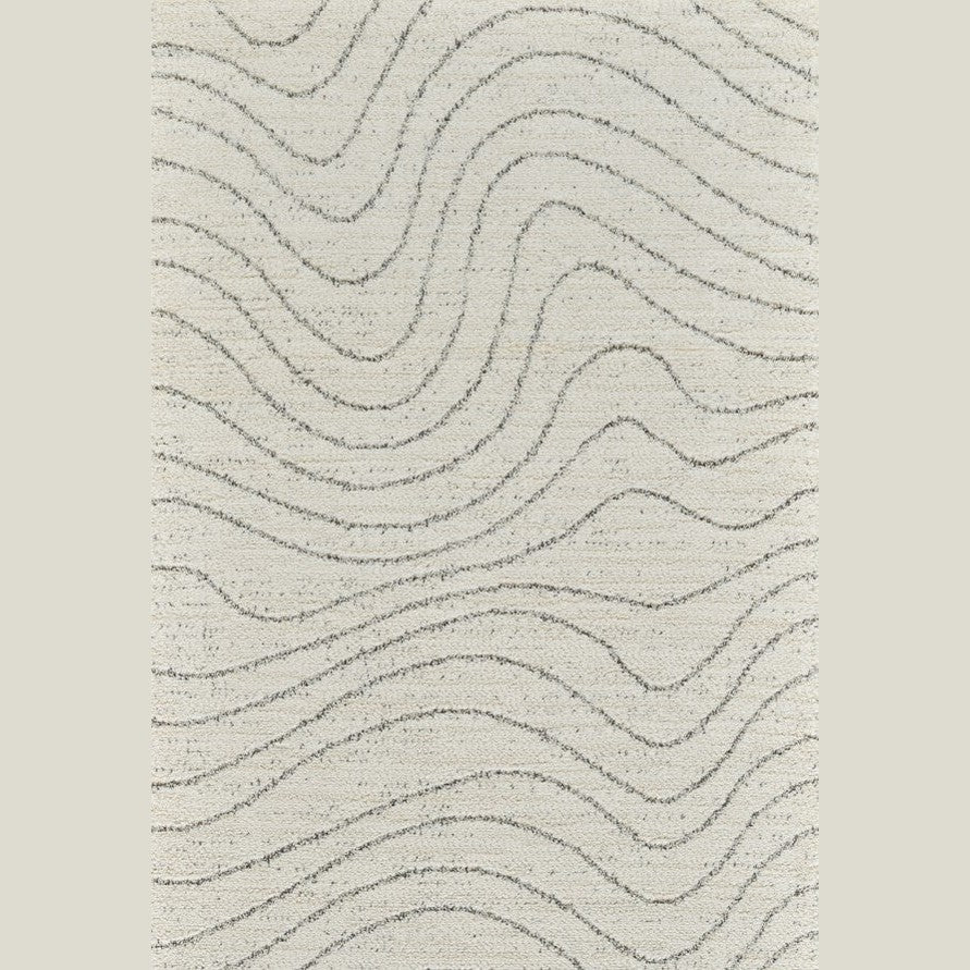 Milano Beige Contemporary Geometric Area Rug