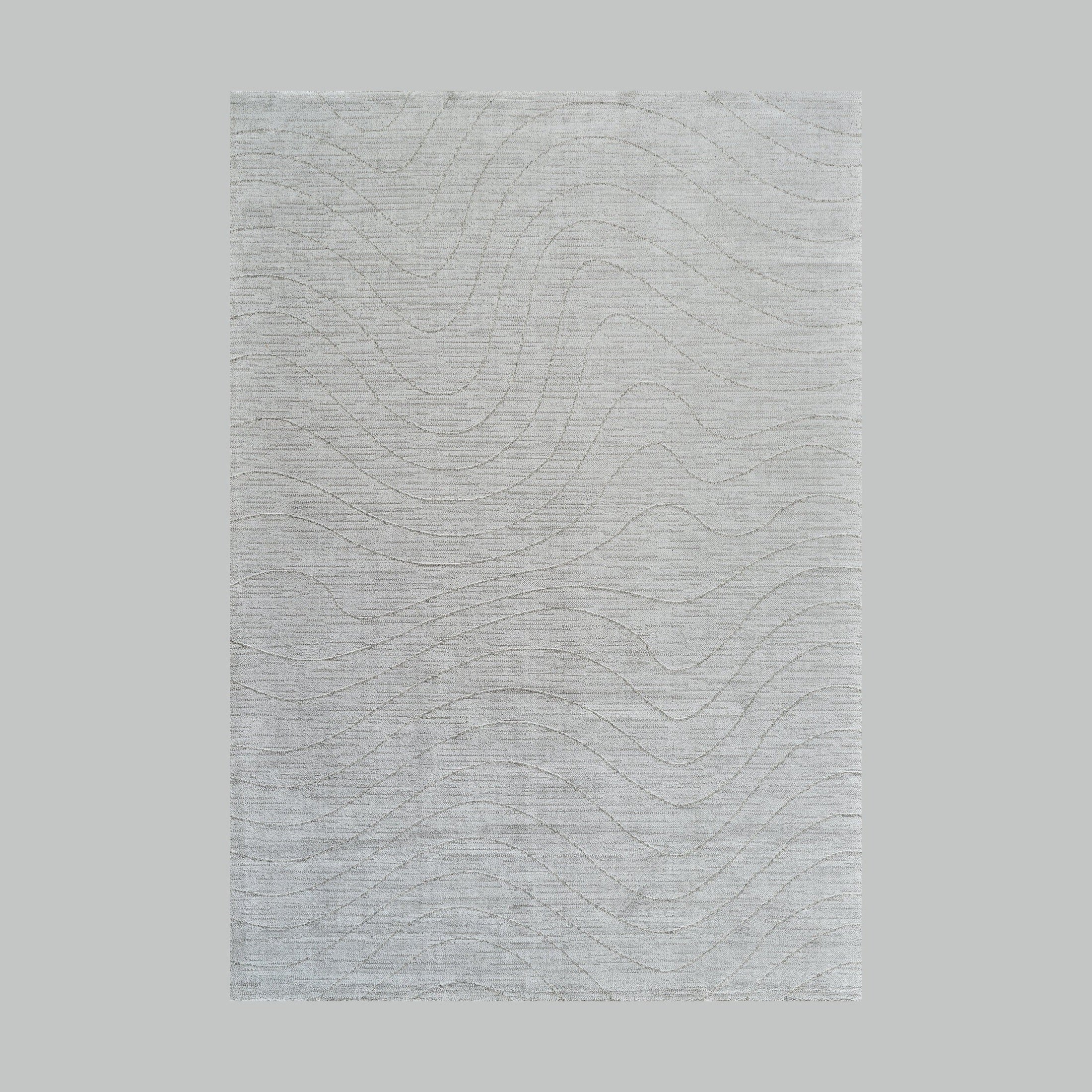 Milano Grey Contemporary Geometric Area Rug