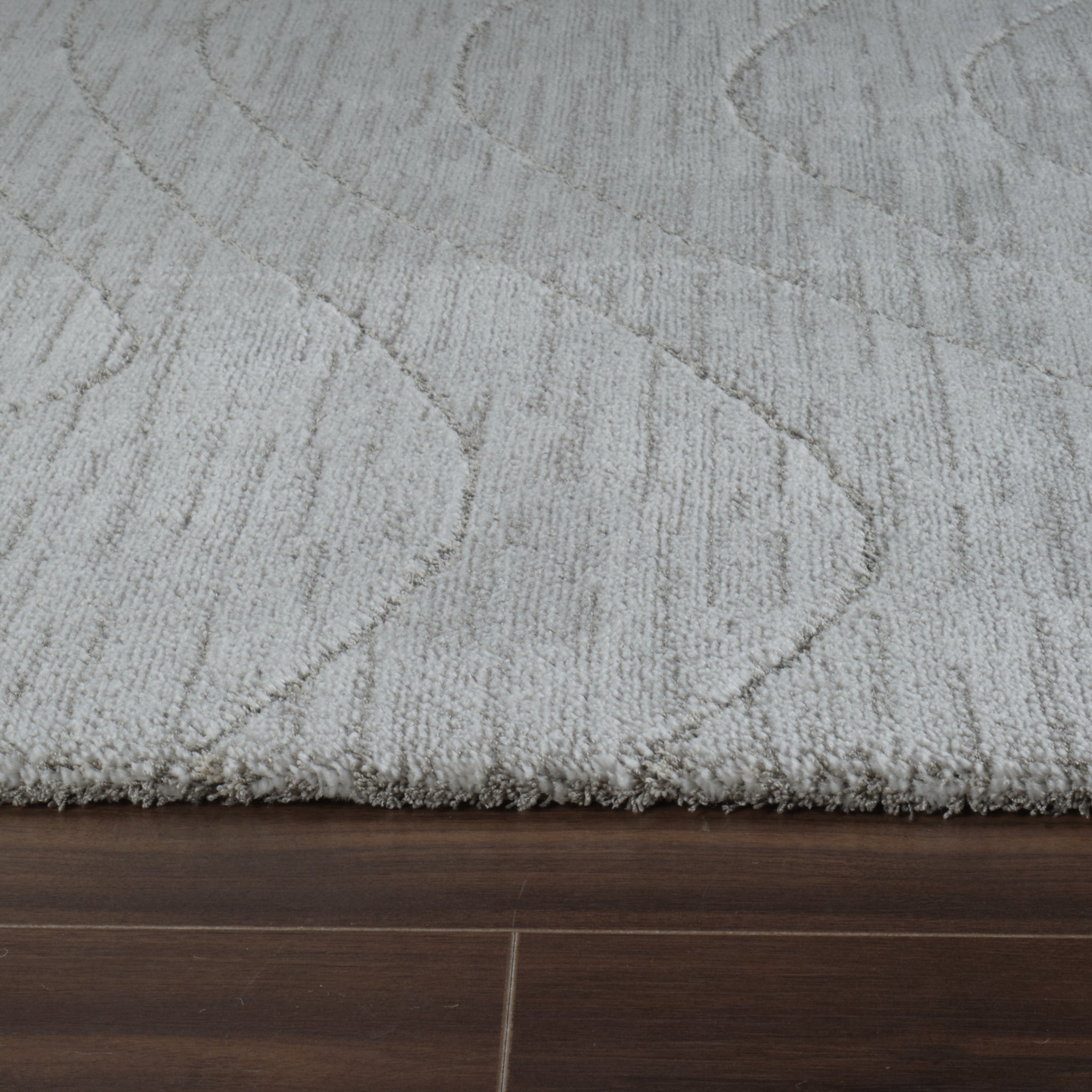 Milano Grey Contemporary Geometric Area Rug