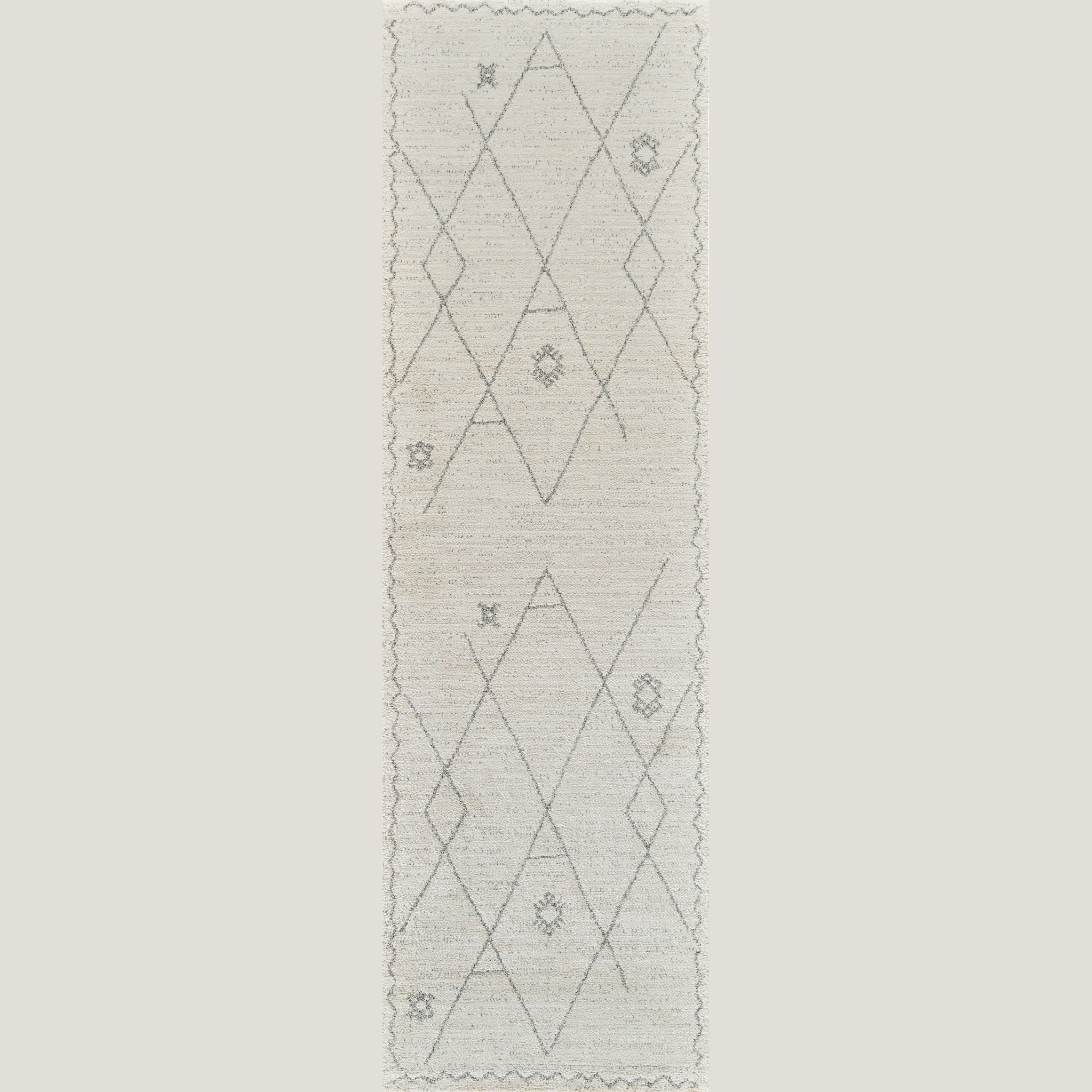 Milano Beige Modern Distressed Area Rug