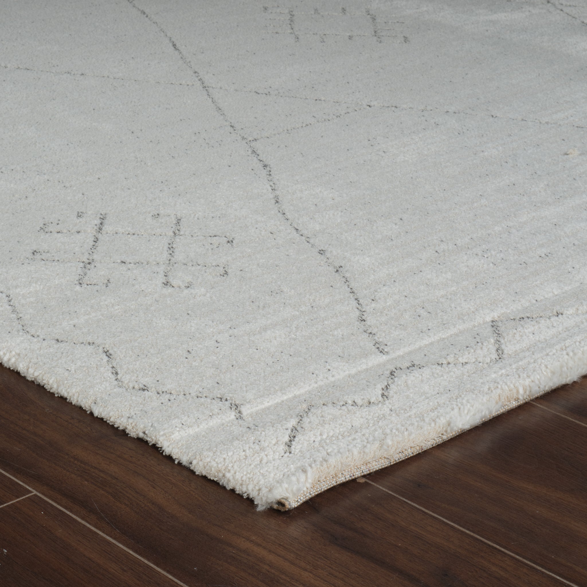 Milano Beige Modern Distressed Area Rug