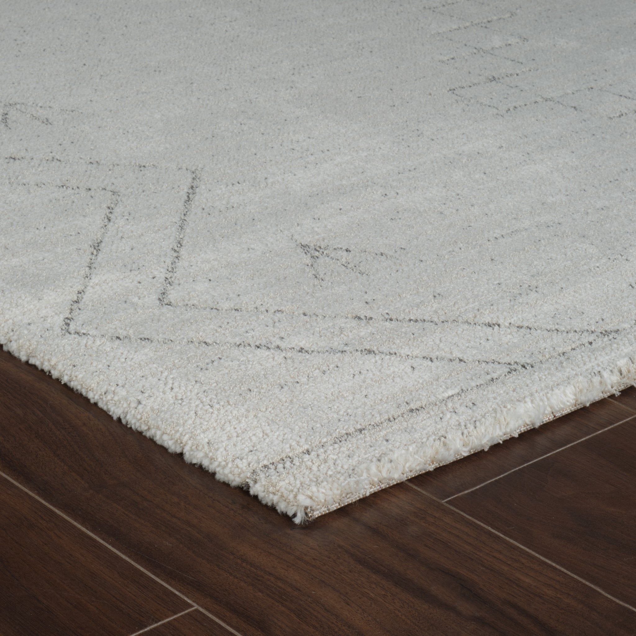 Milano Beige Textured Abstract Area Rug