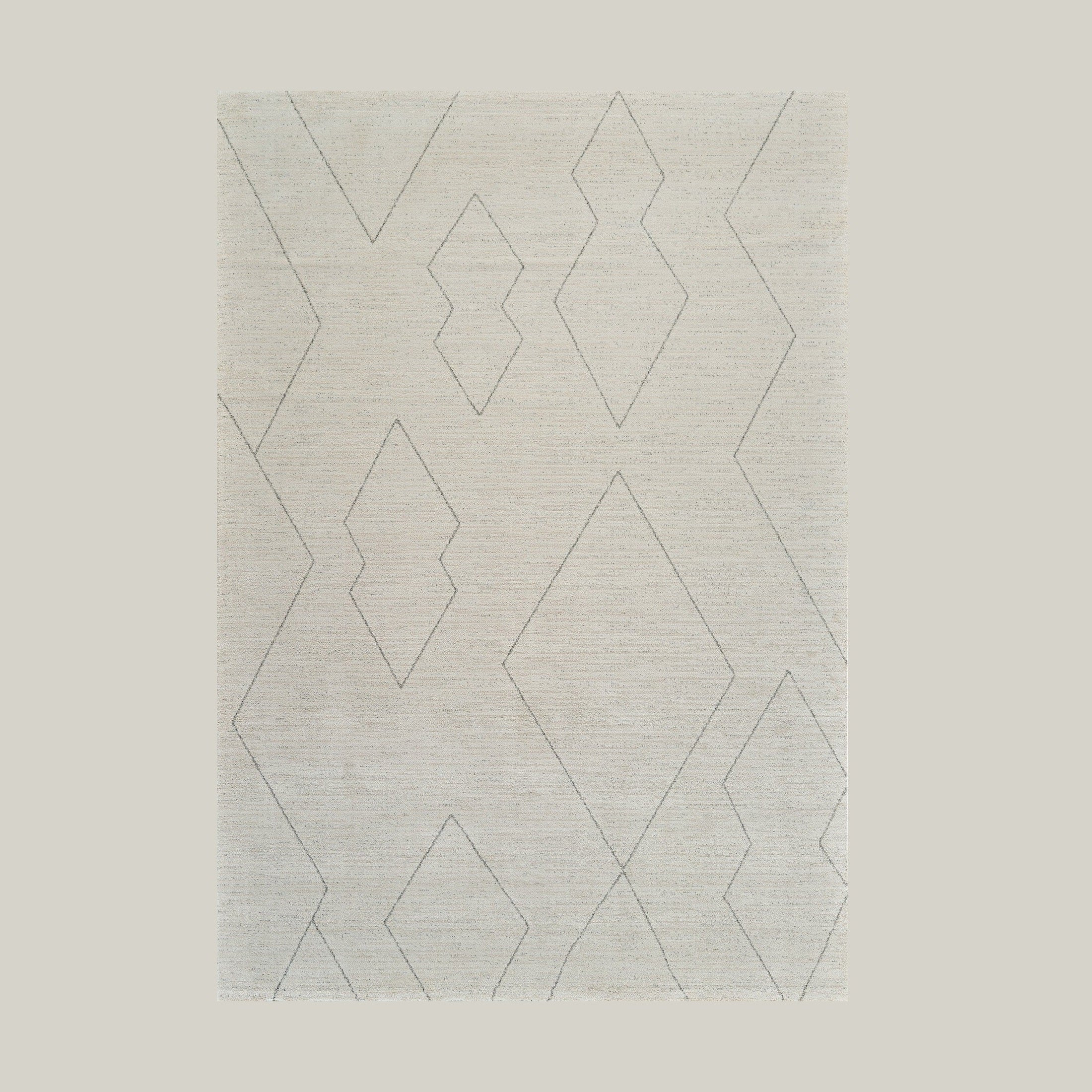Milano Beige Faded Abstract Area Rug