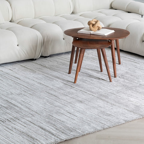 Milano Gray Traditional Bordered Area Rug