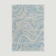 Nairobi Blue Contemporary Geometric Area Rug