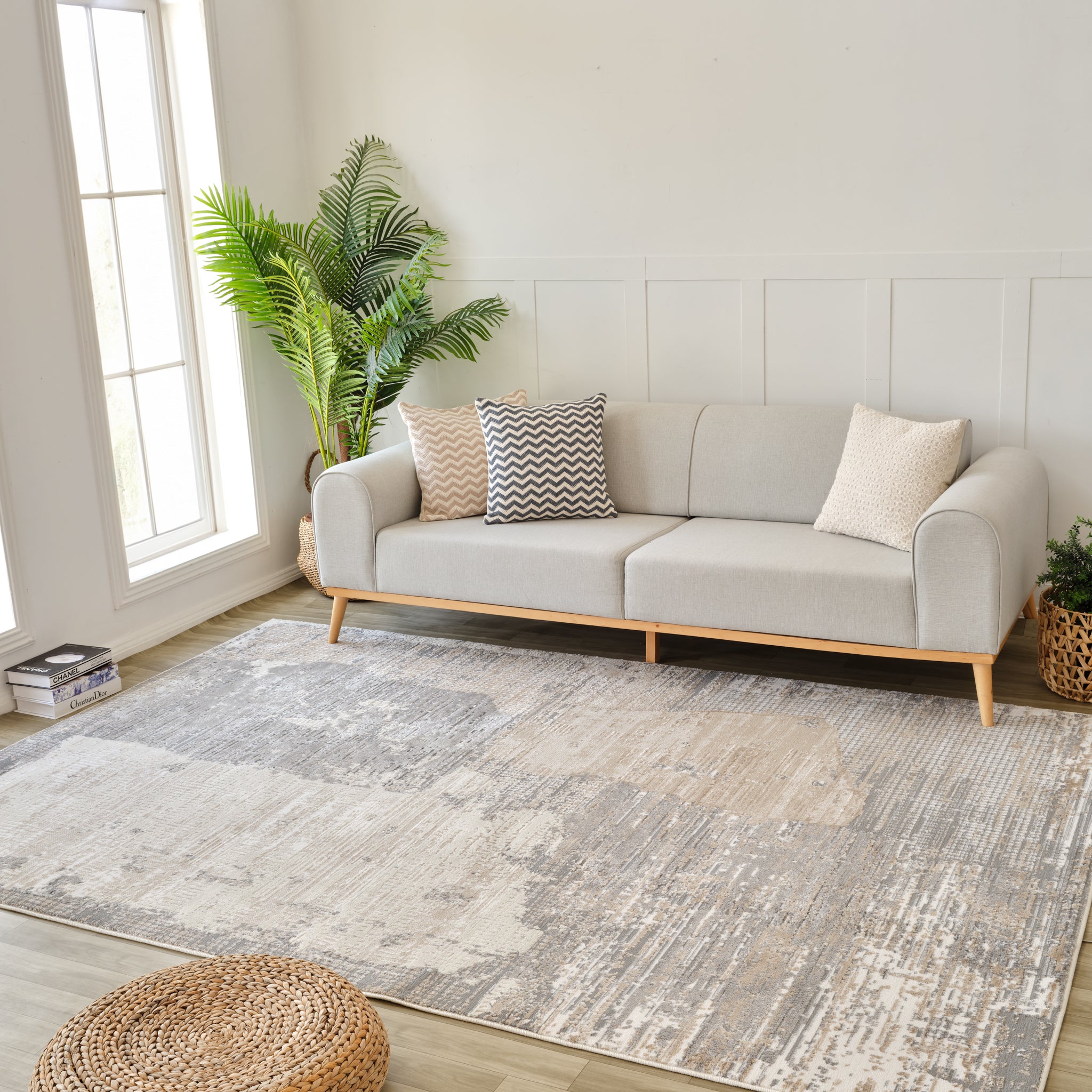 Nairobi Cream Modern Geometric Rug