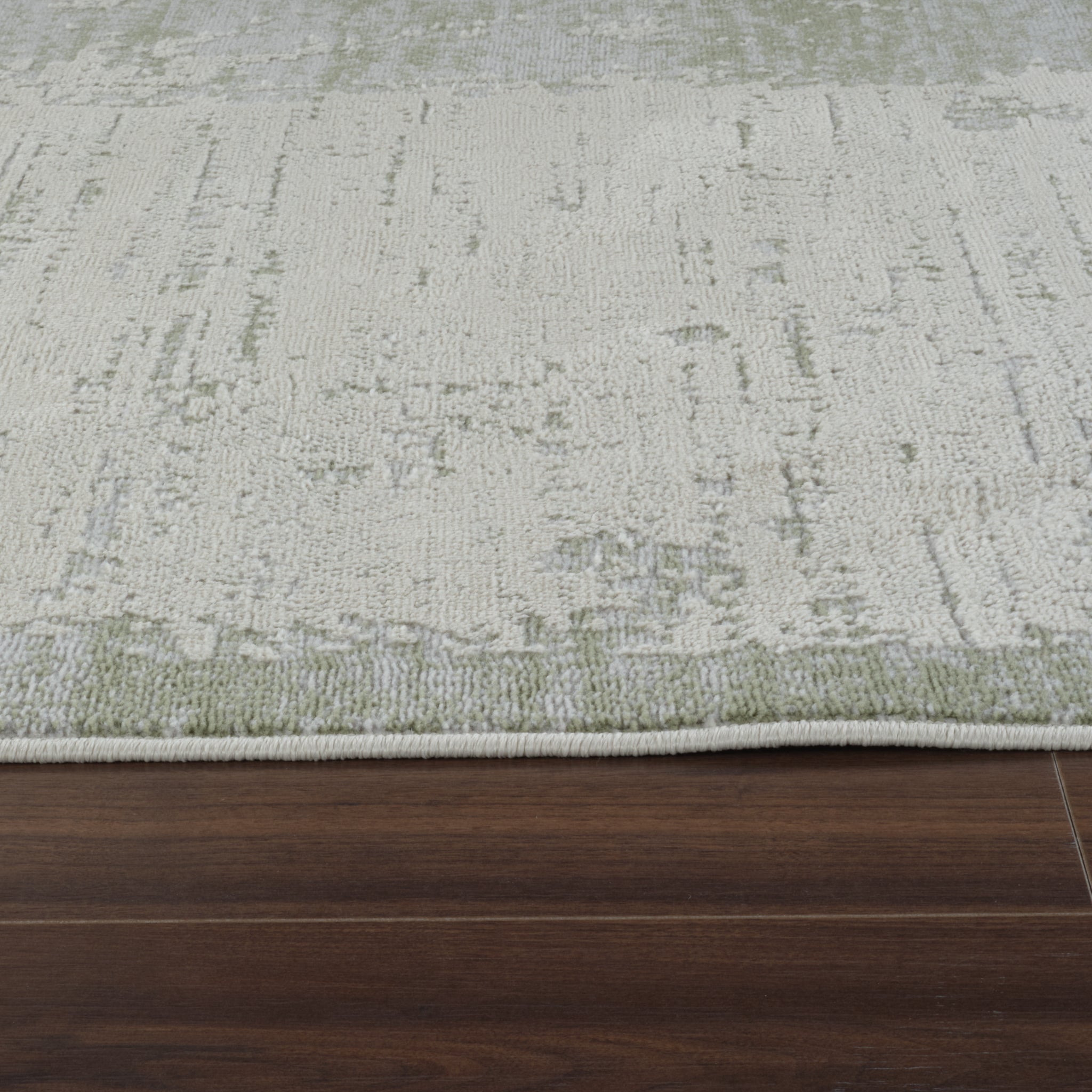 Nairobi Green Modern Abstract Area Rug