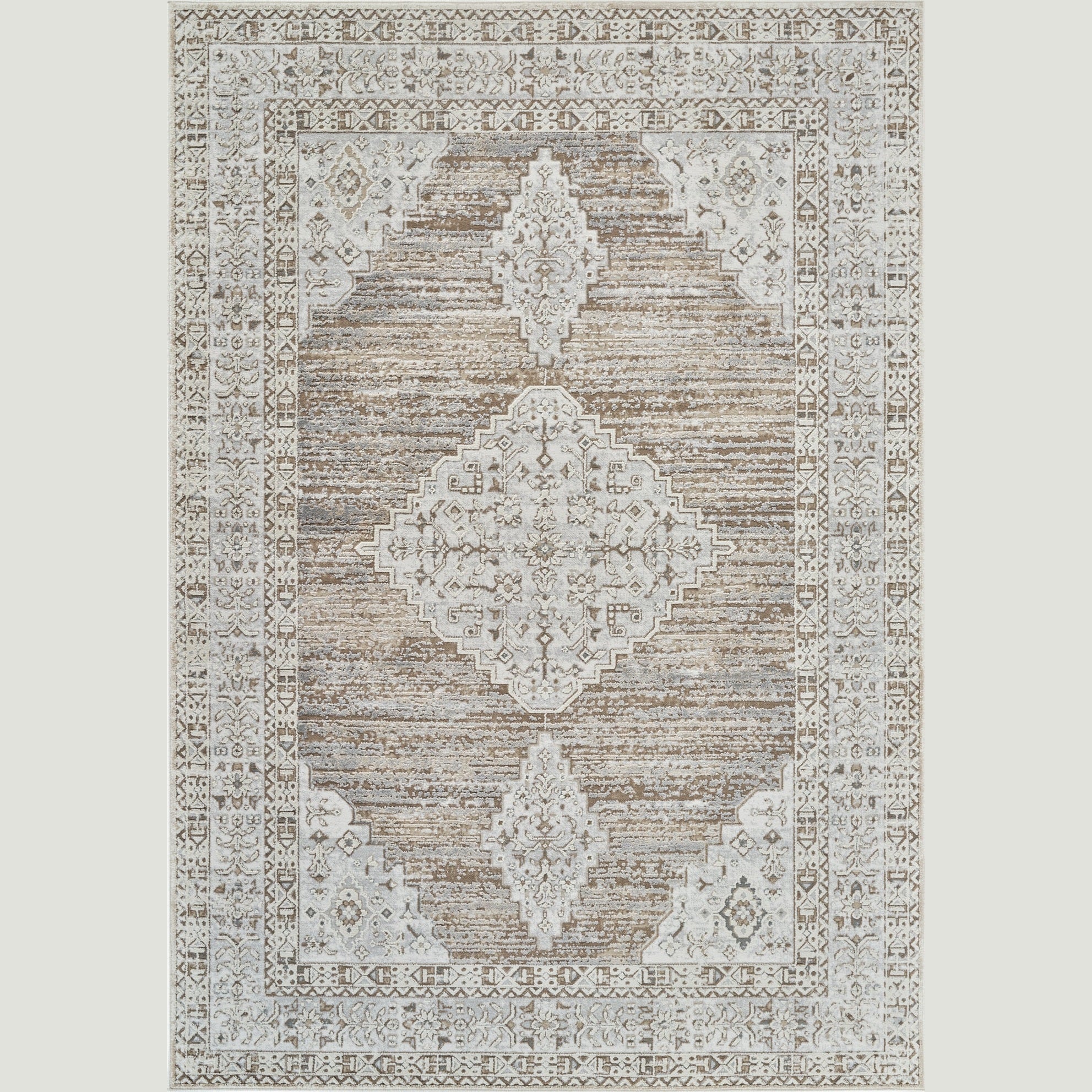 Nairobi Beige Medallion Rug – 5x8