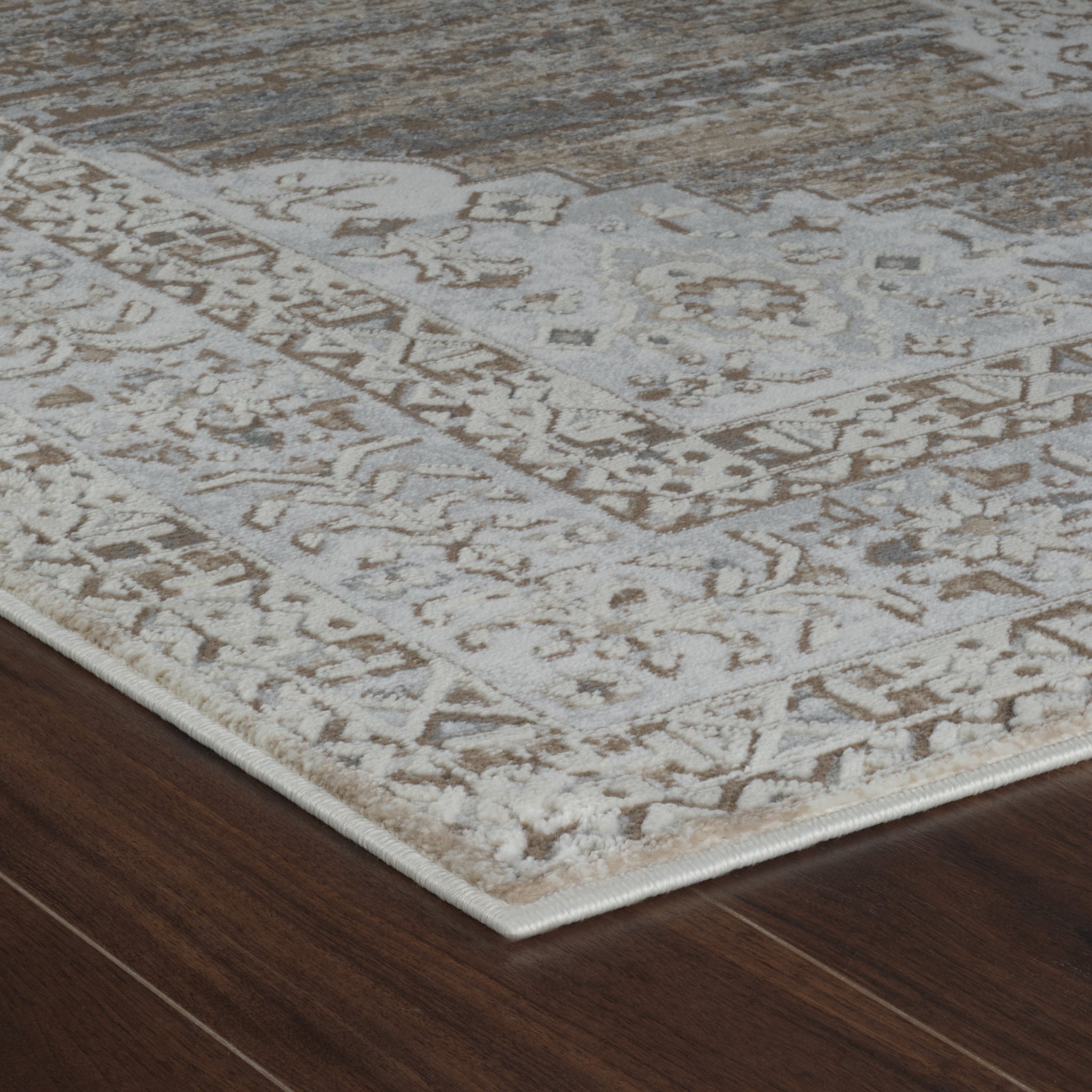 Nairobi Beige Medallion Rug – 5x8