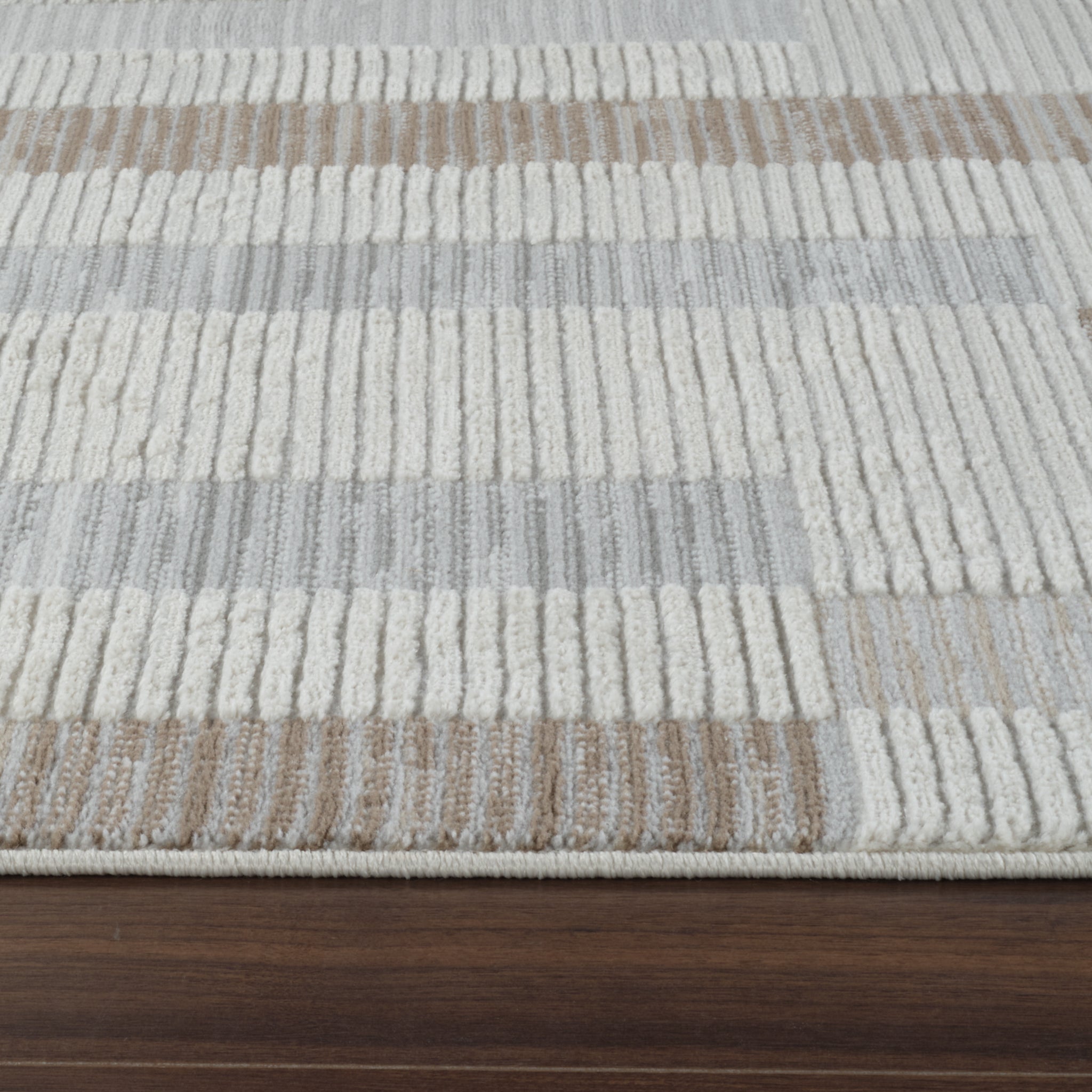 Nairobi Beige Vintage Scrollwork Area Rug