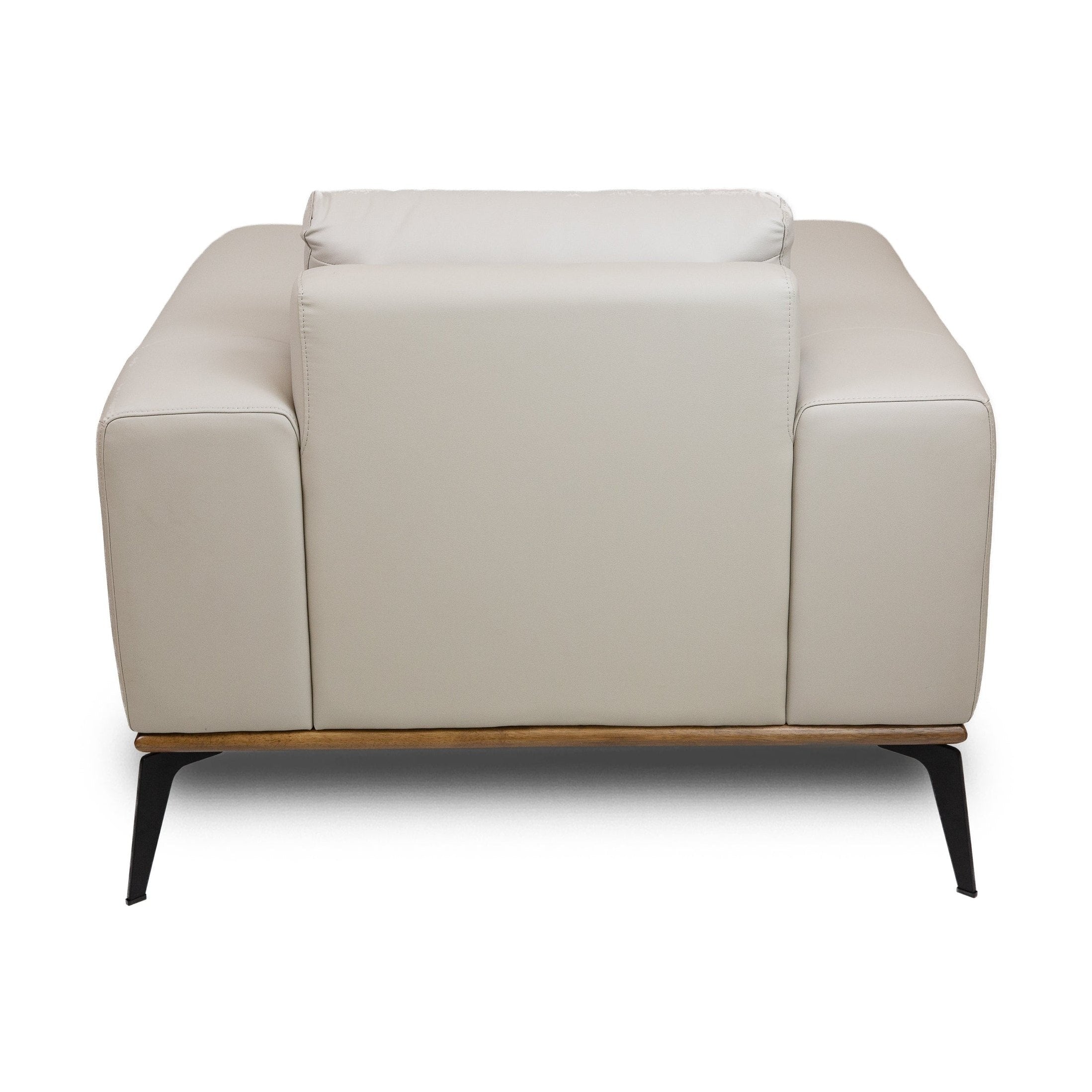 Pietro Genuine Leather Accent Chair