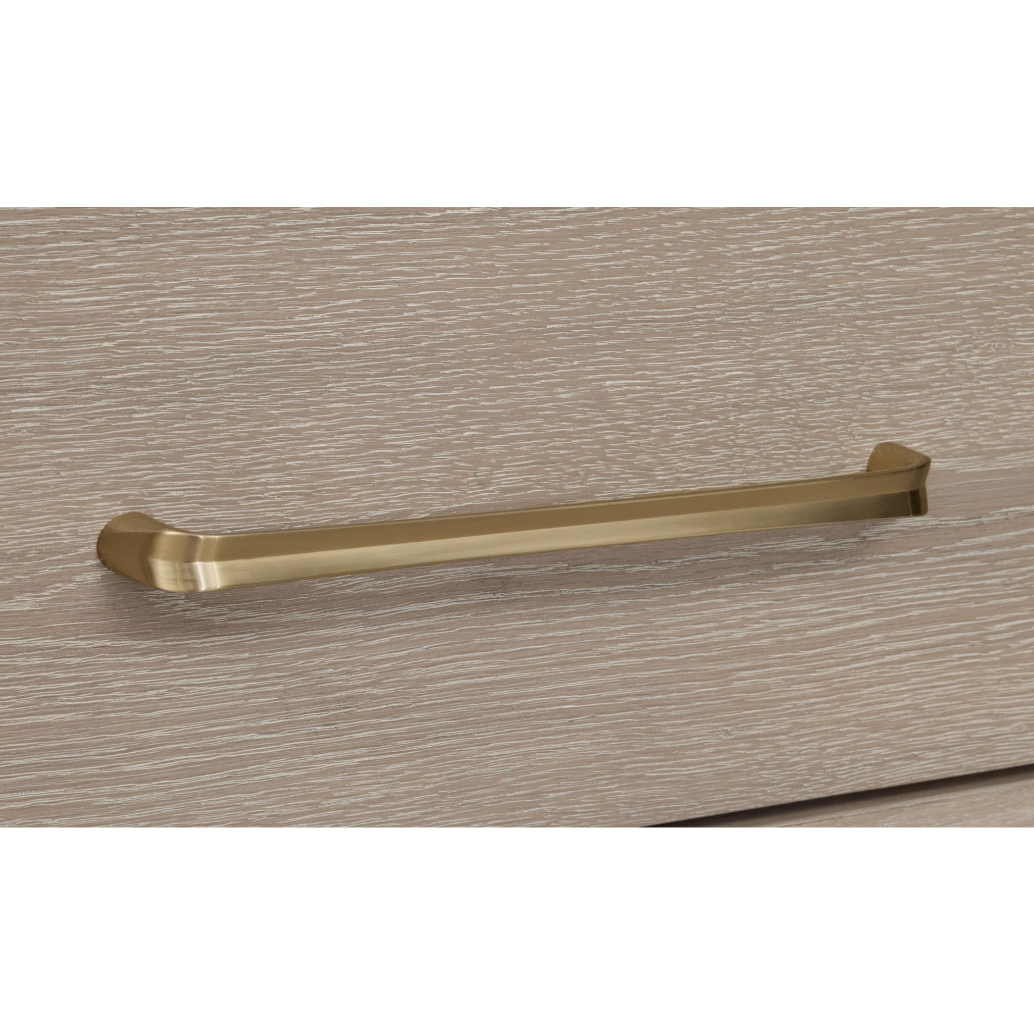 Gardenia Six Drawer Oak Wood Dresser in Chai