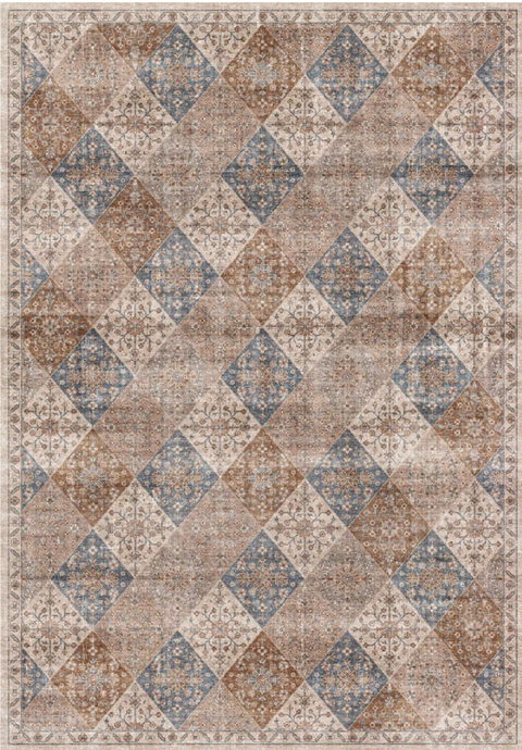 Prismatic Multi Abstract Waves Area Rug