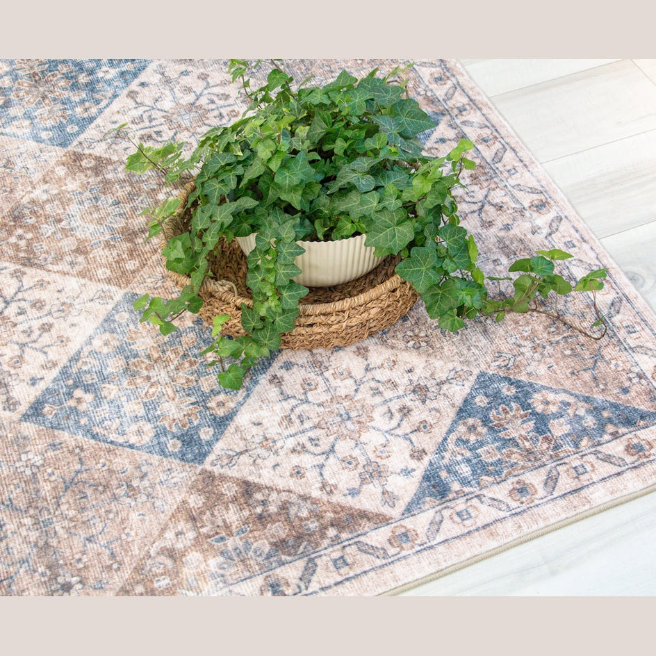 Prismatic Multi Abstract Waves Area Rug