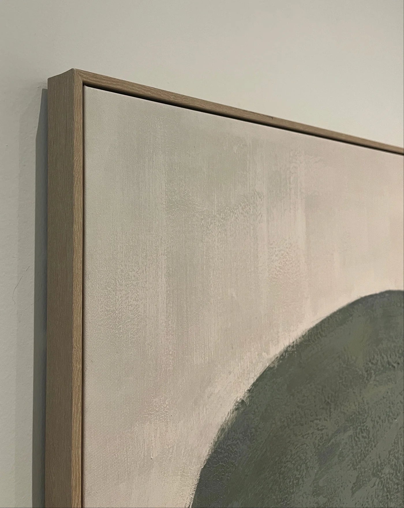 Prana Hand Painted Framed Canvas Wall Art