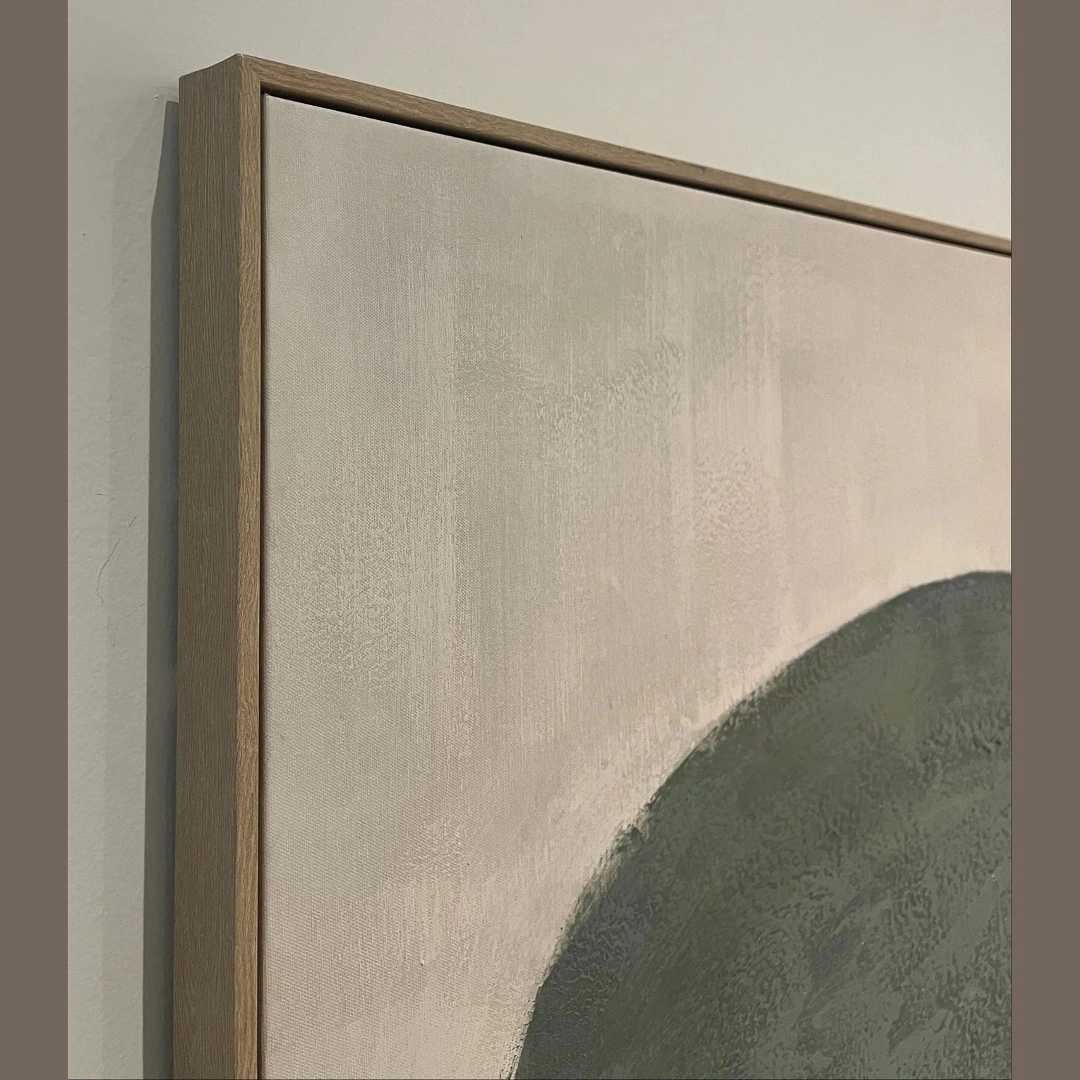 Prana Hand Painted Framed Canvas Wall Art