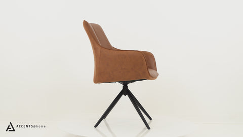 Colliope Dining Chair - 360° Swivel by Accents at Home