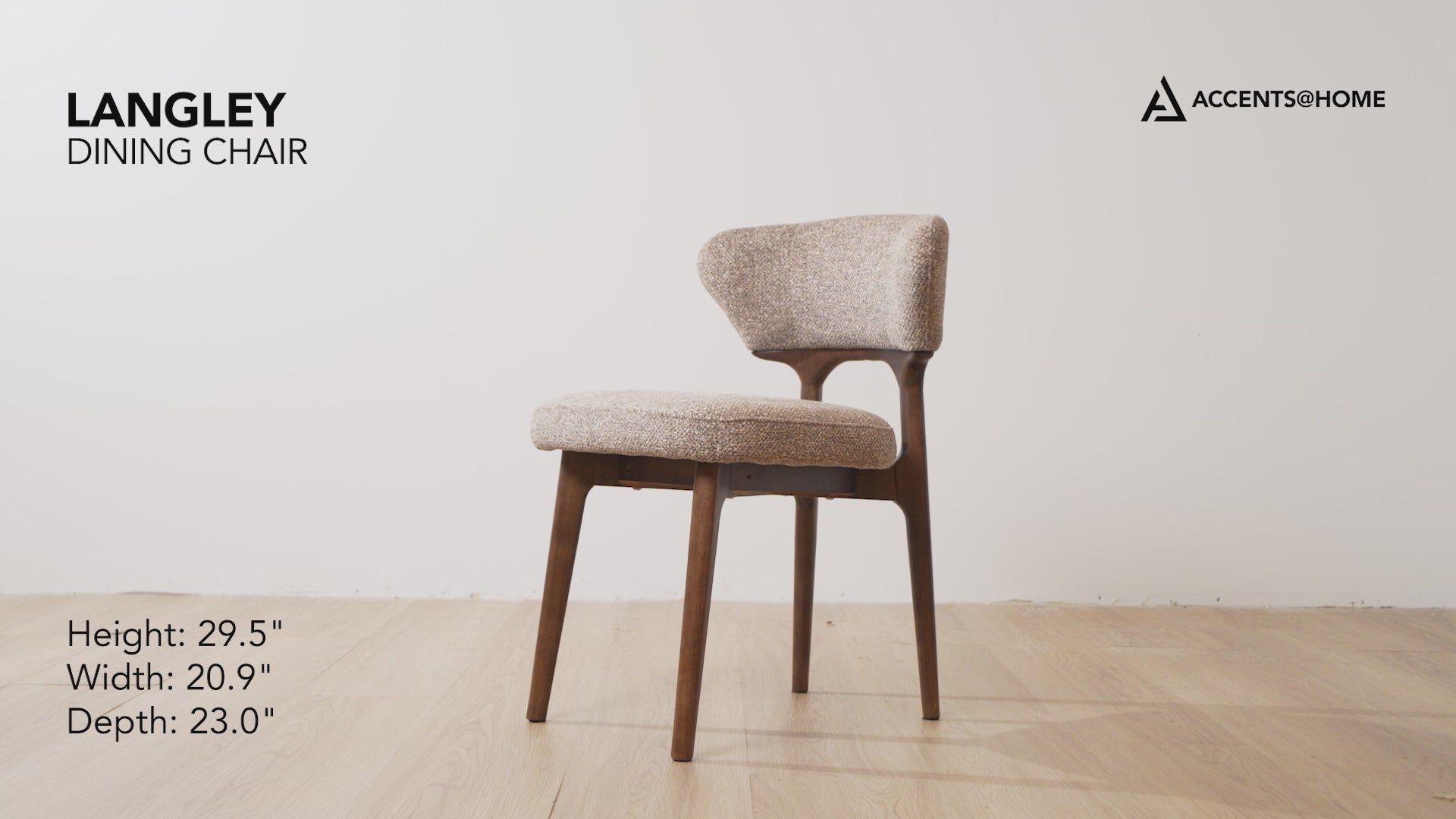 Load video: Langley Dining Chair