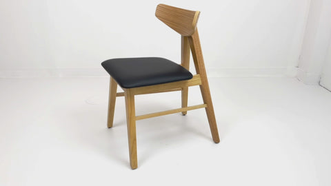 Rocca A-Frame Side Chair - Natural Oak