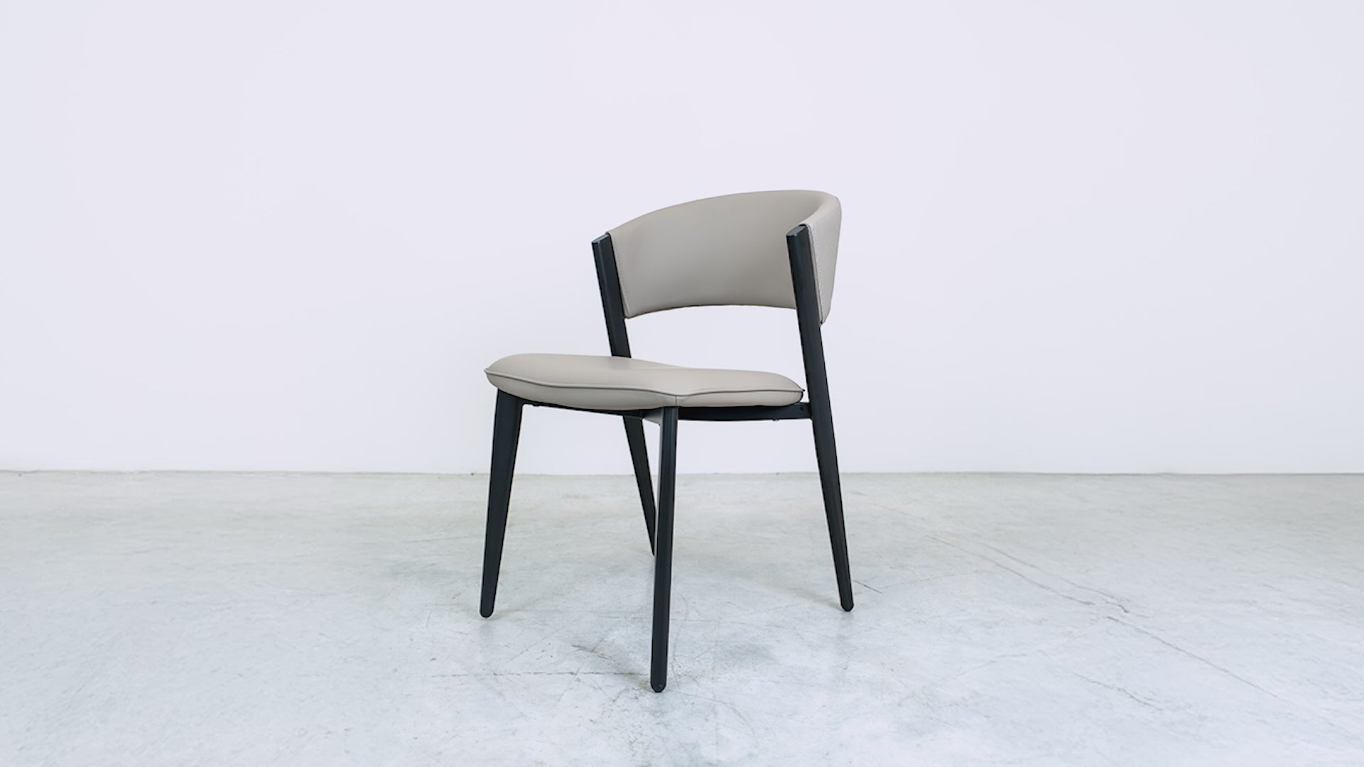 Load video: Japura Dining Chair - Grey