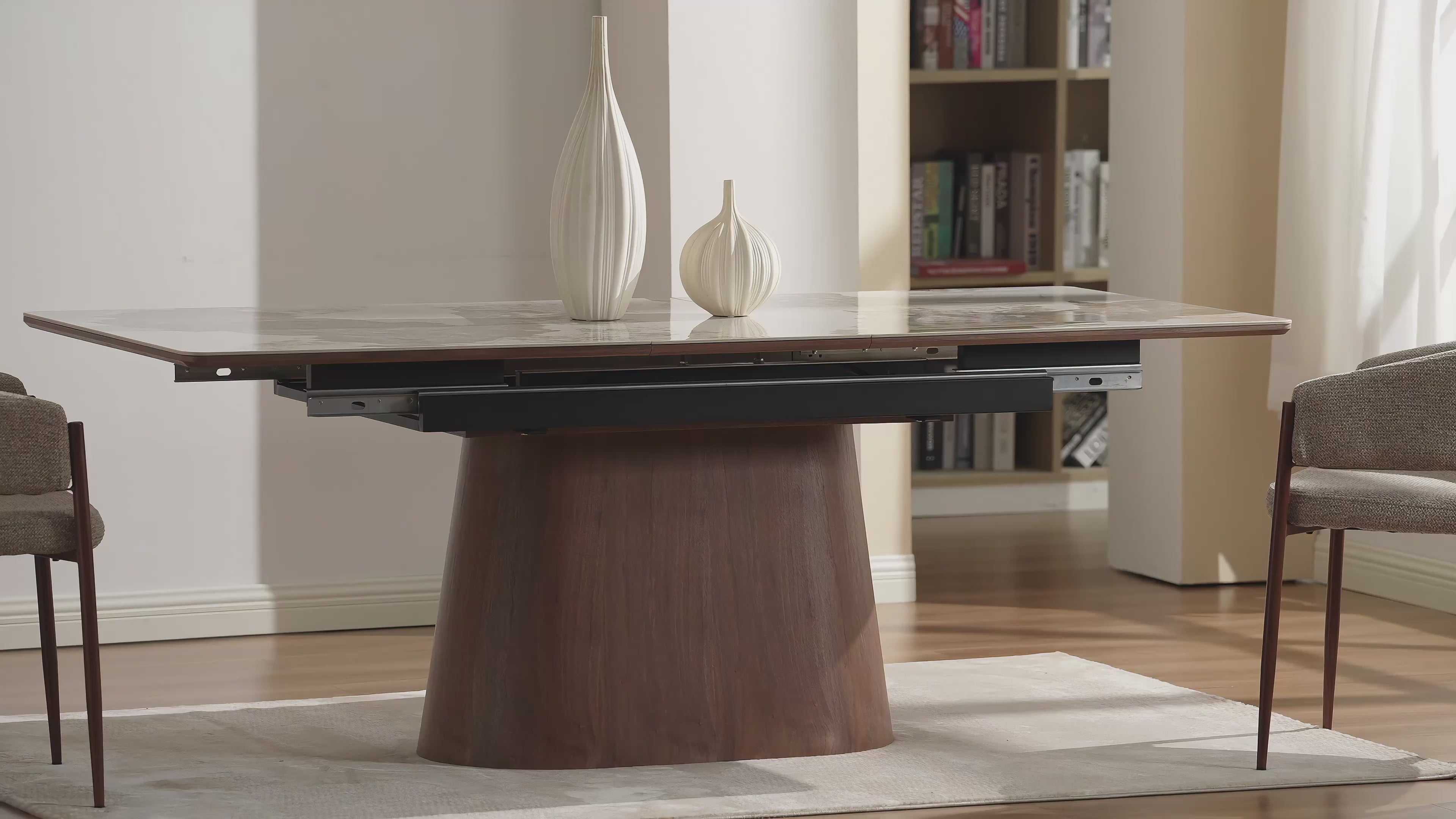 Load video: Bastian Extension Dining Table